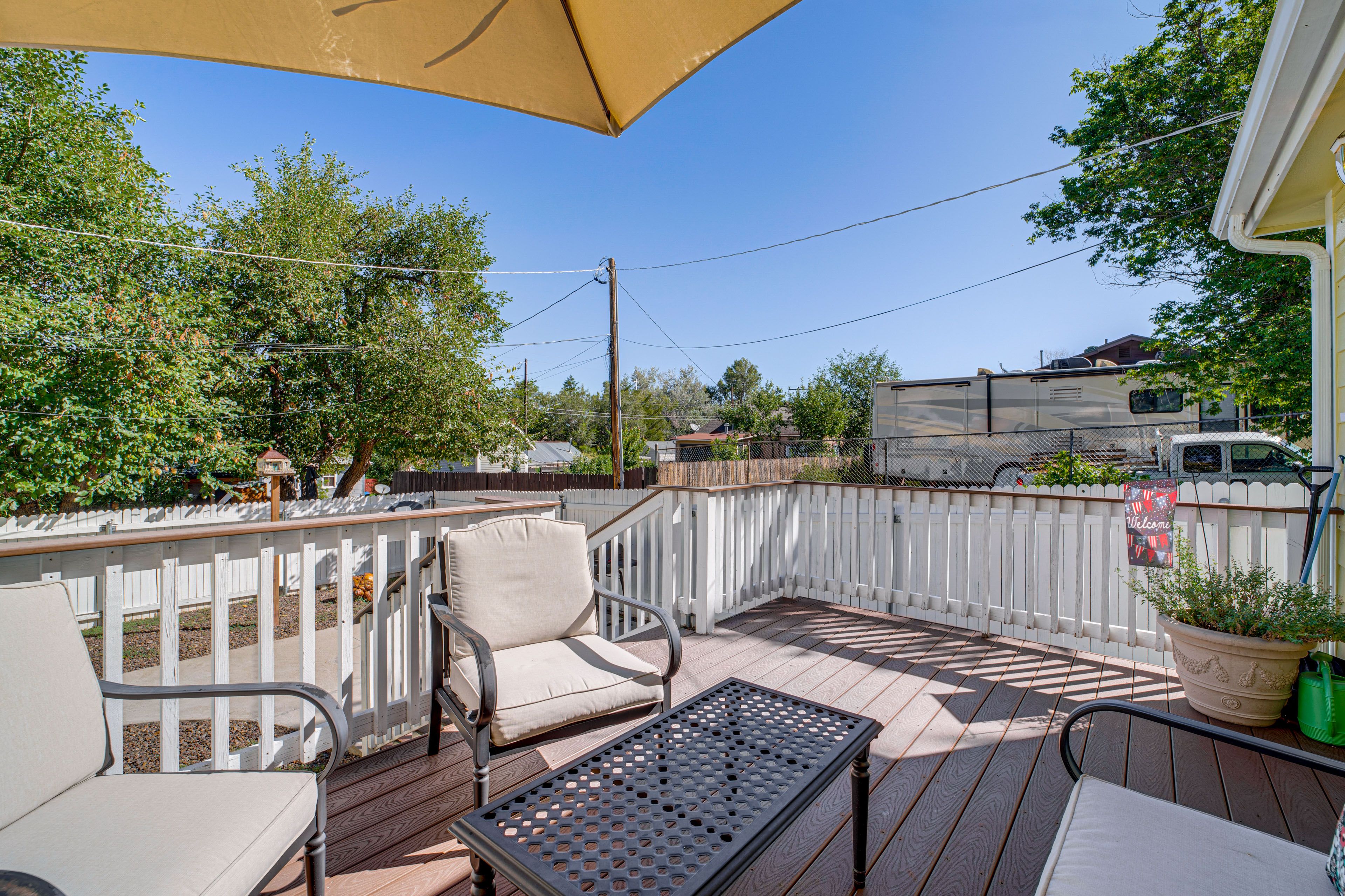 Furnished Deck | Private Yard