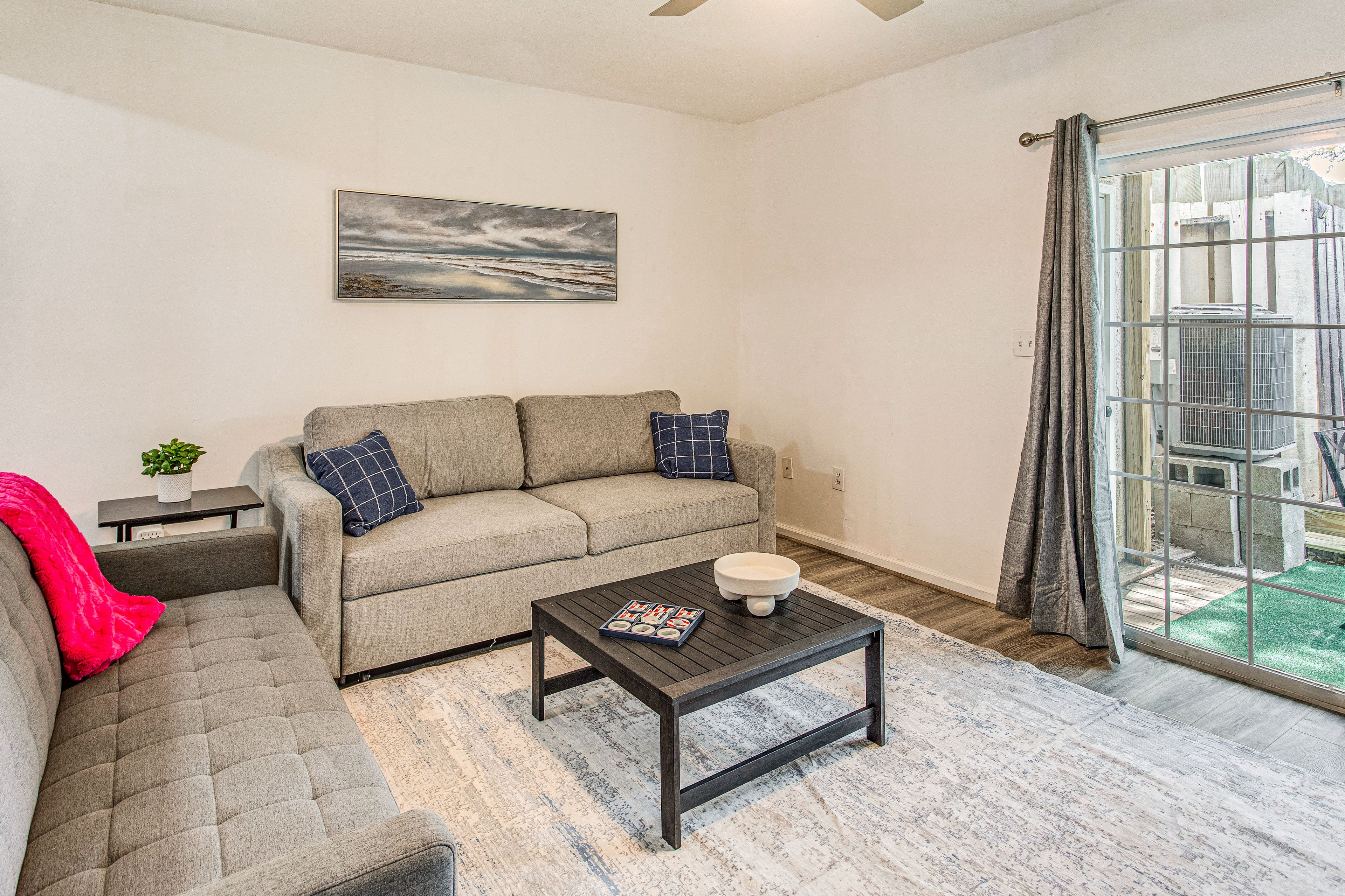 Living Room | Full Sleeper Sofa | 1st Floor | 1 Interior Step