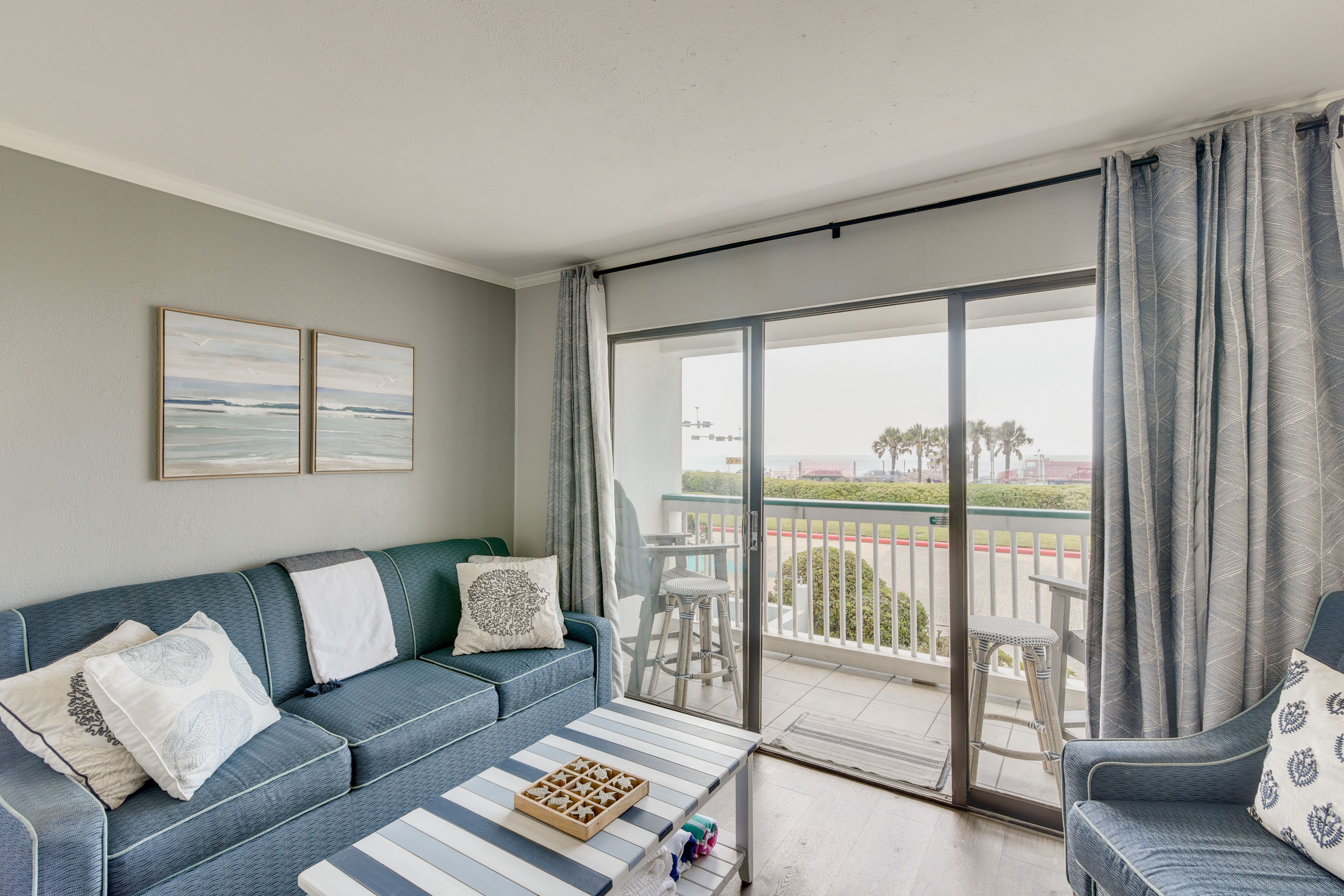 Galveston Vacation Rental | 1BR | 1BA | 495 Sq Ft | Step-Free Access