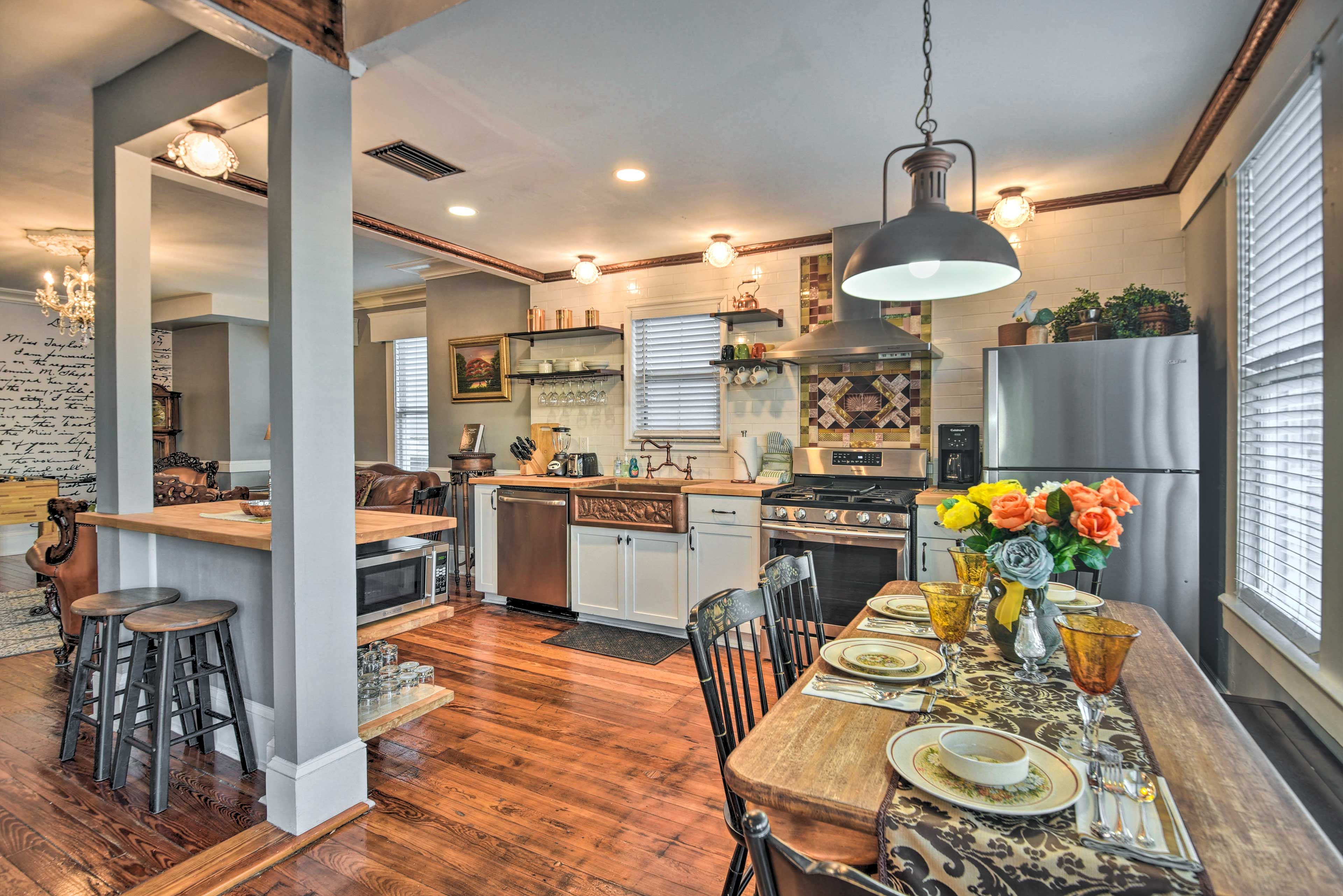 Lower Level | Dining Table | Dishware Provided
