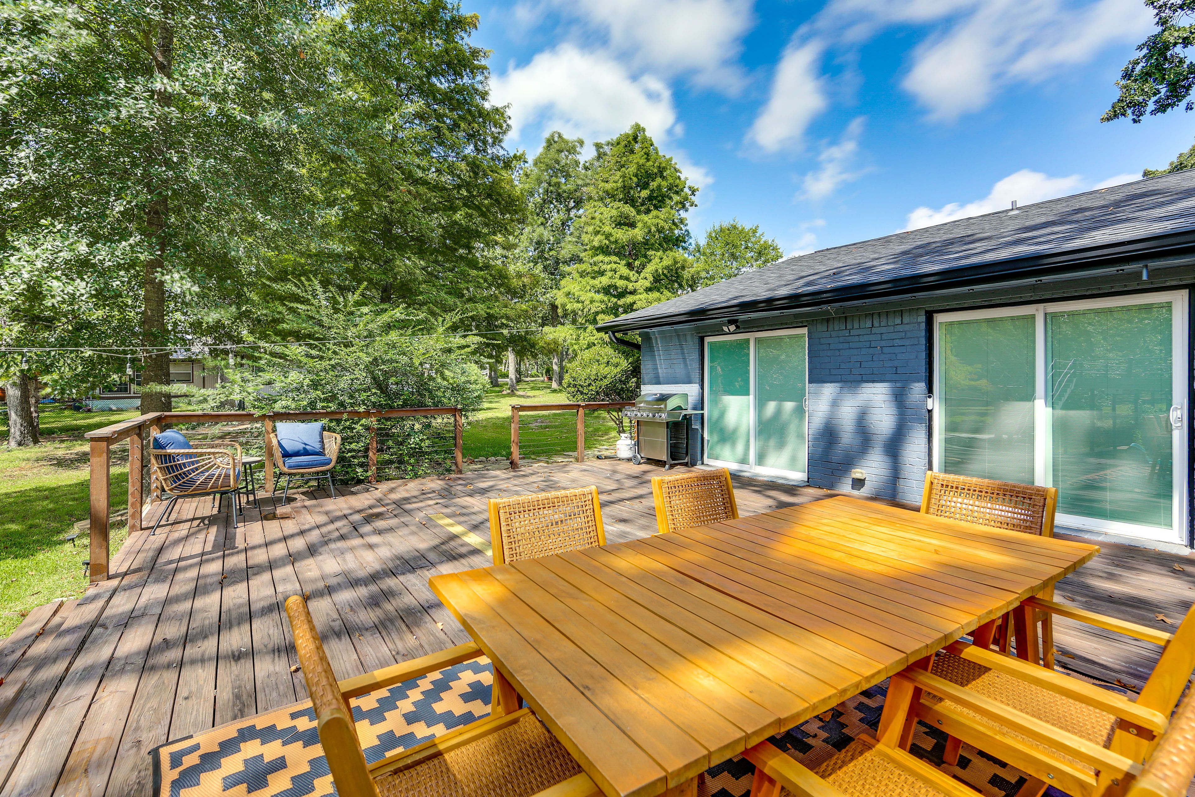 Exterior | Furnished Deck | Private Boat Dock | Fire Pit
