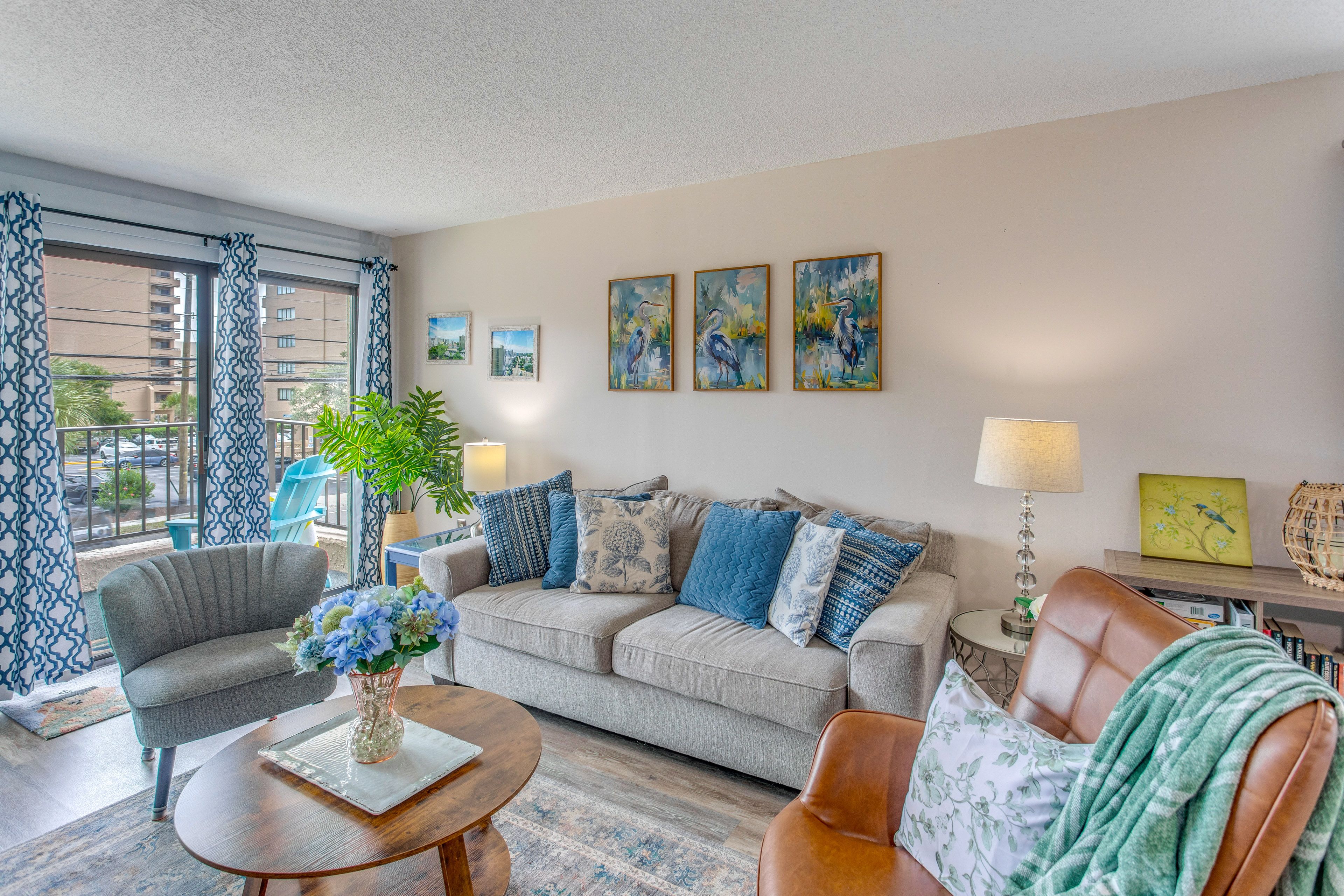 Myrtle Beach Vacation Rental | 1BR | 1.5BA | 700 Sq Ft