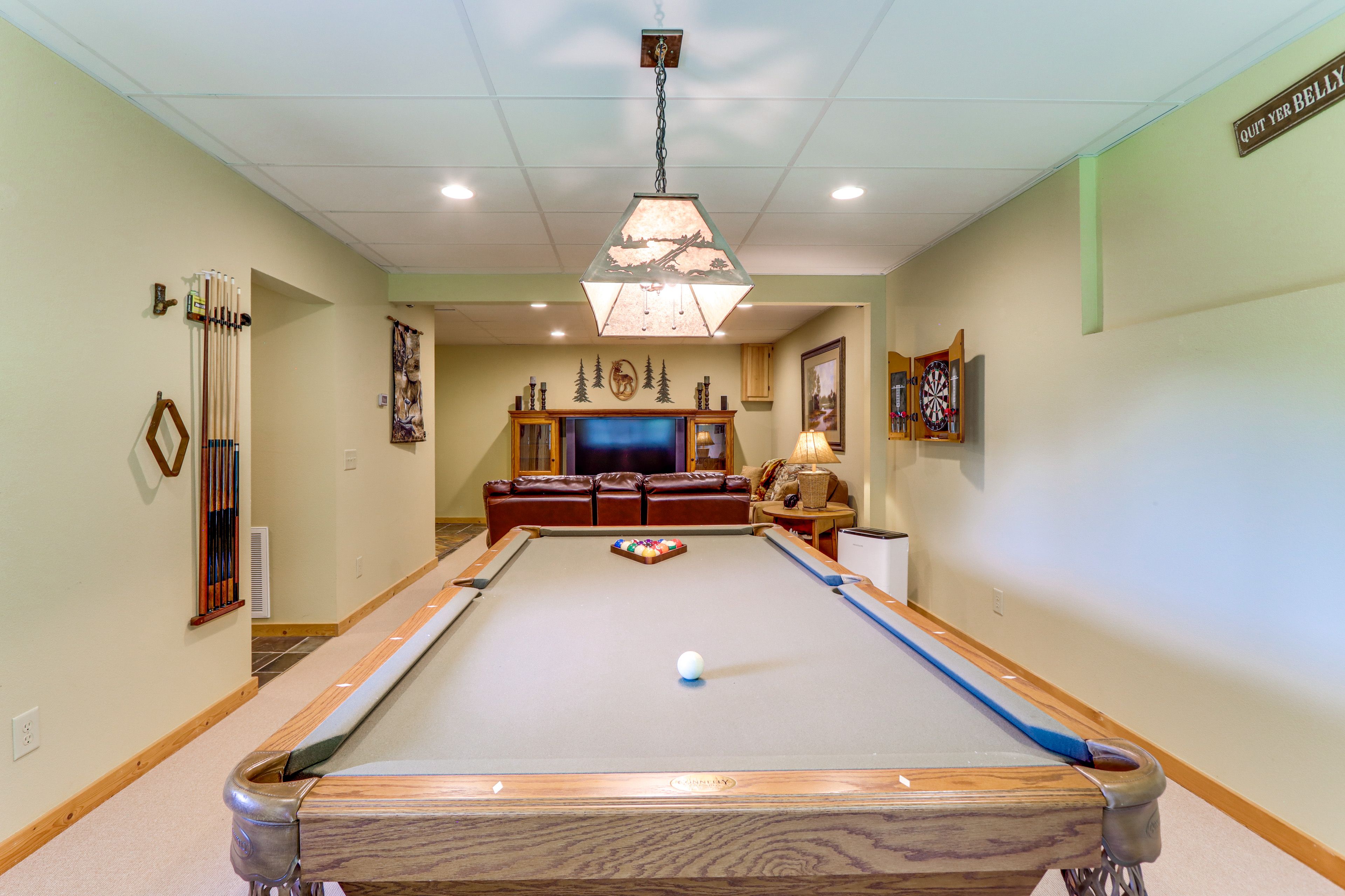 Game Room | Pool Table | Dart Board
