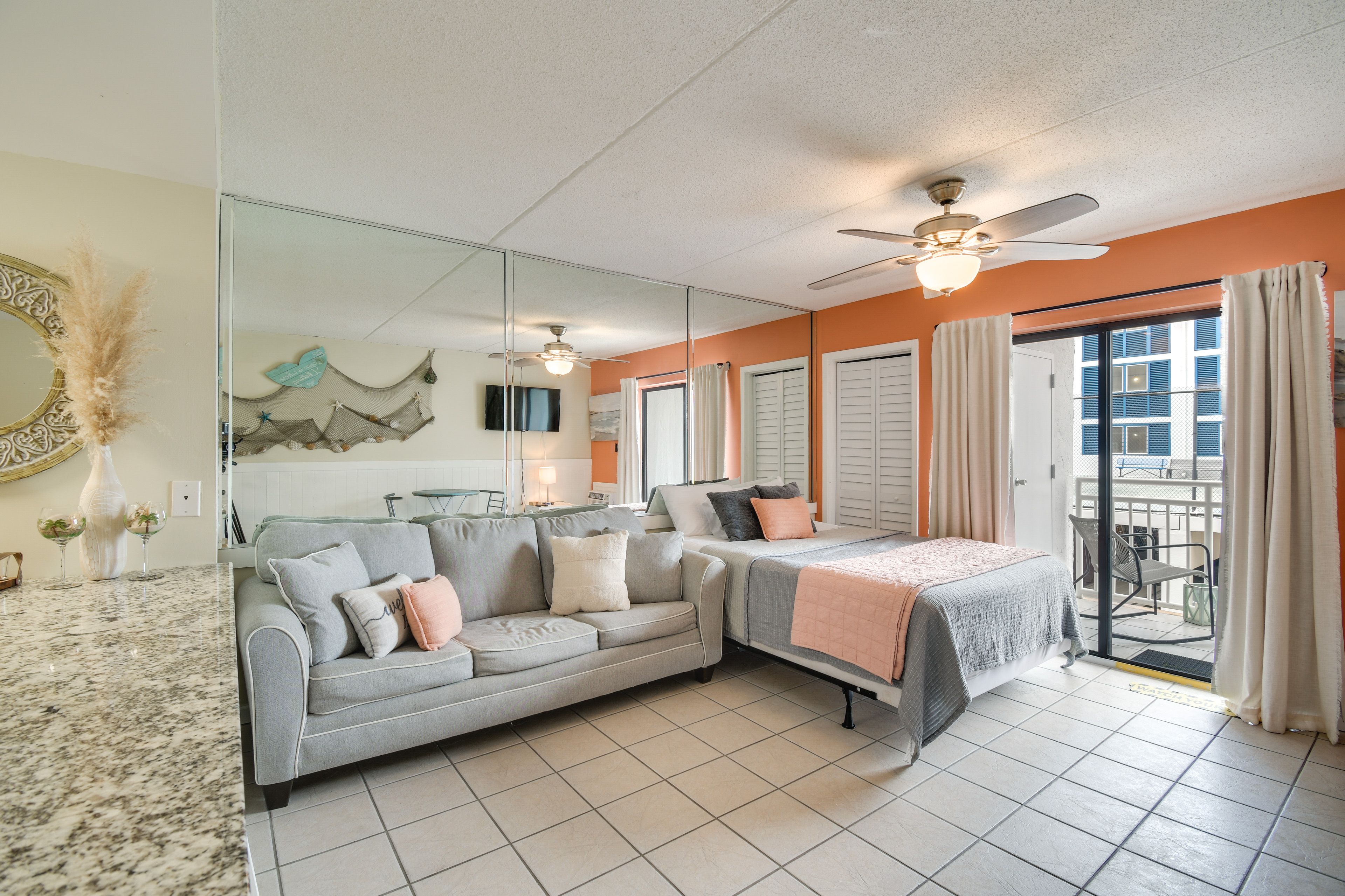 Studio | Queen Bed | Queen Sleeper Sofa