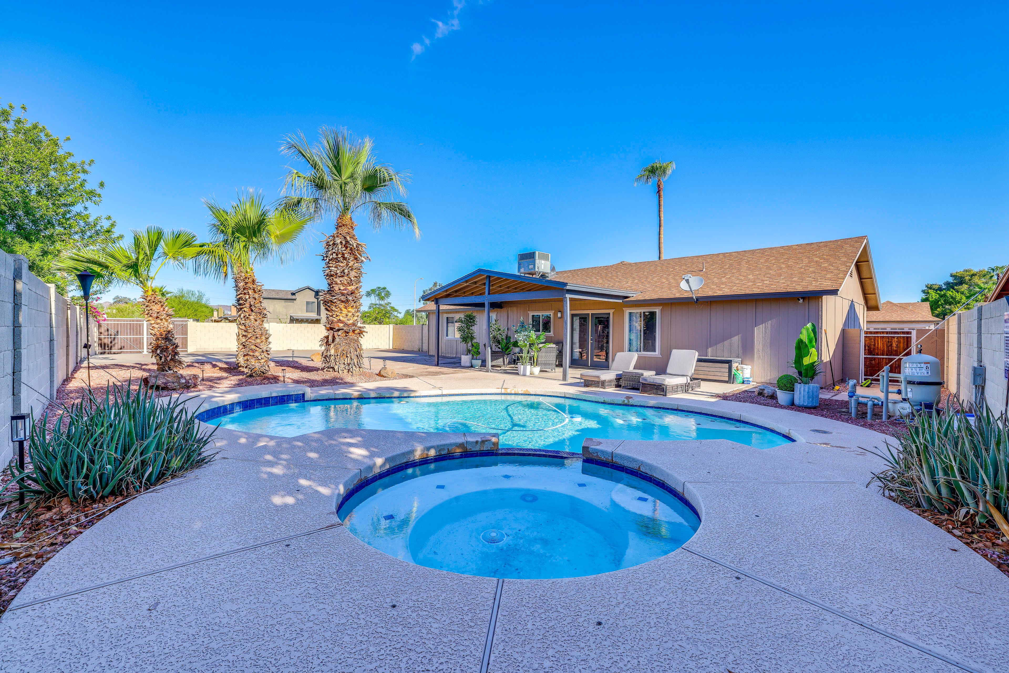 Chandler Vacation Rental | 3BR | 2BA | 1,200 Sq Ft | 1 Step to Enter
