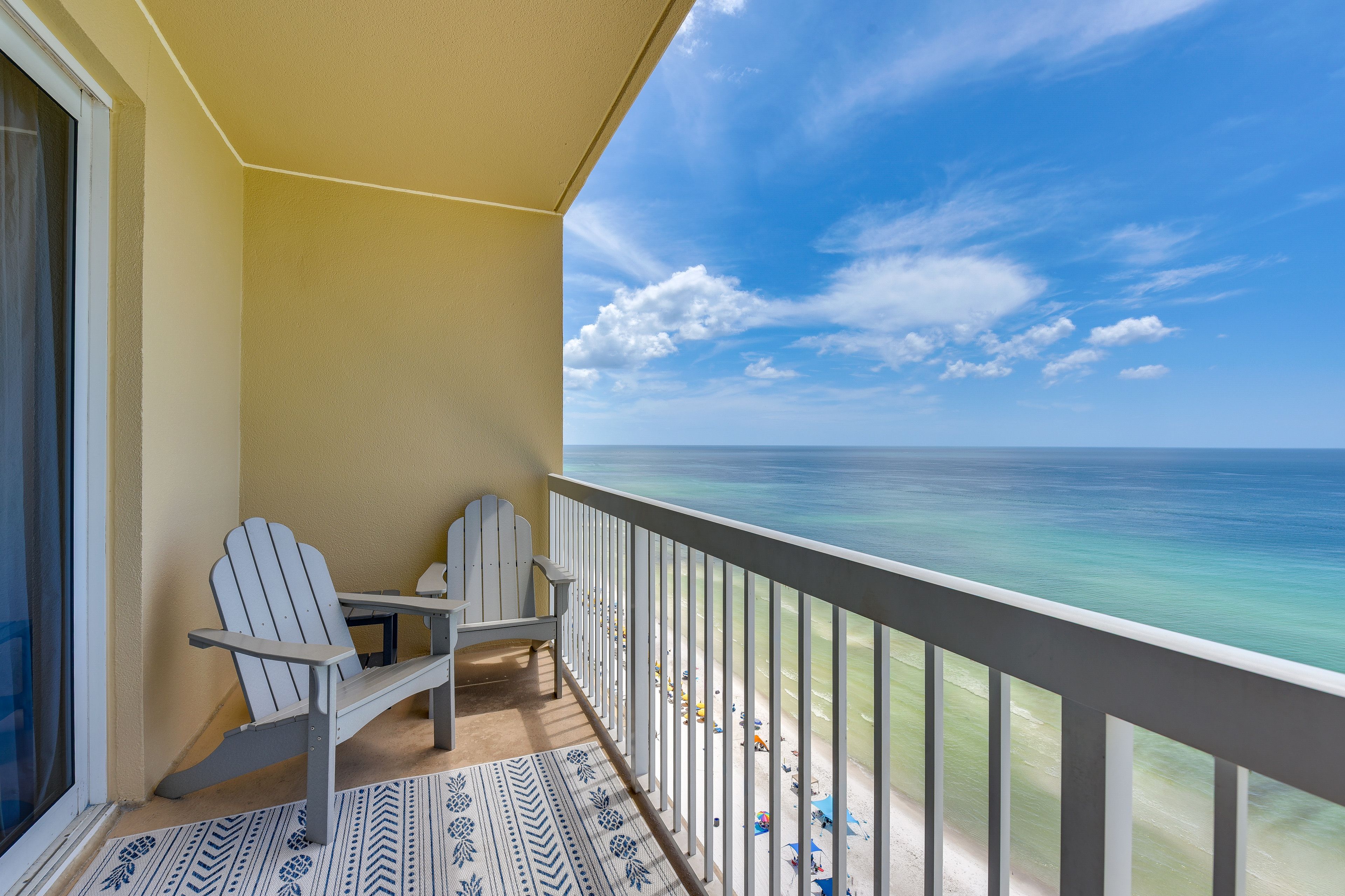 Private Balcony | Access via Living Room