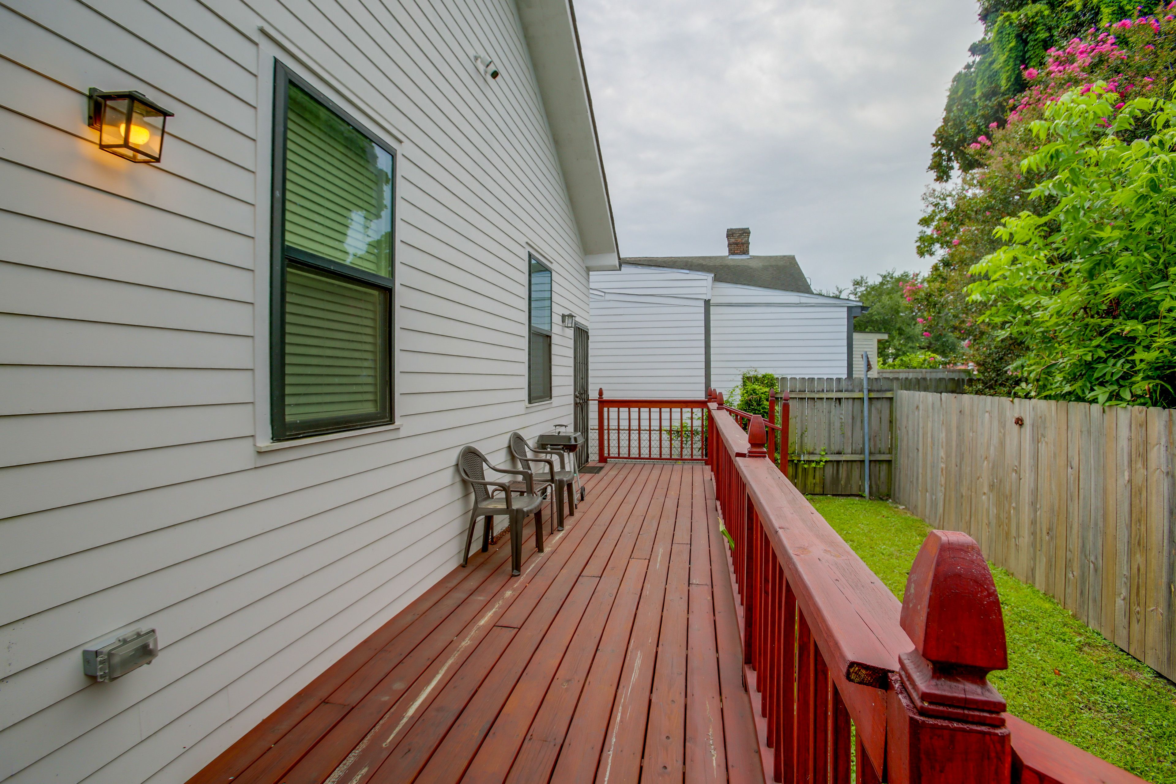 Shared Deck | Fenced Backyard