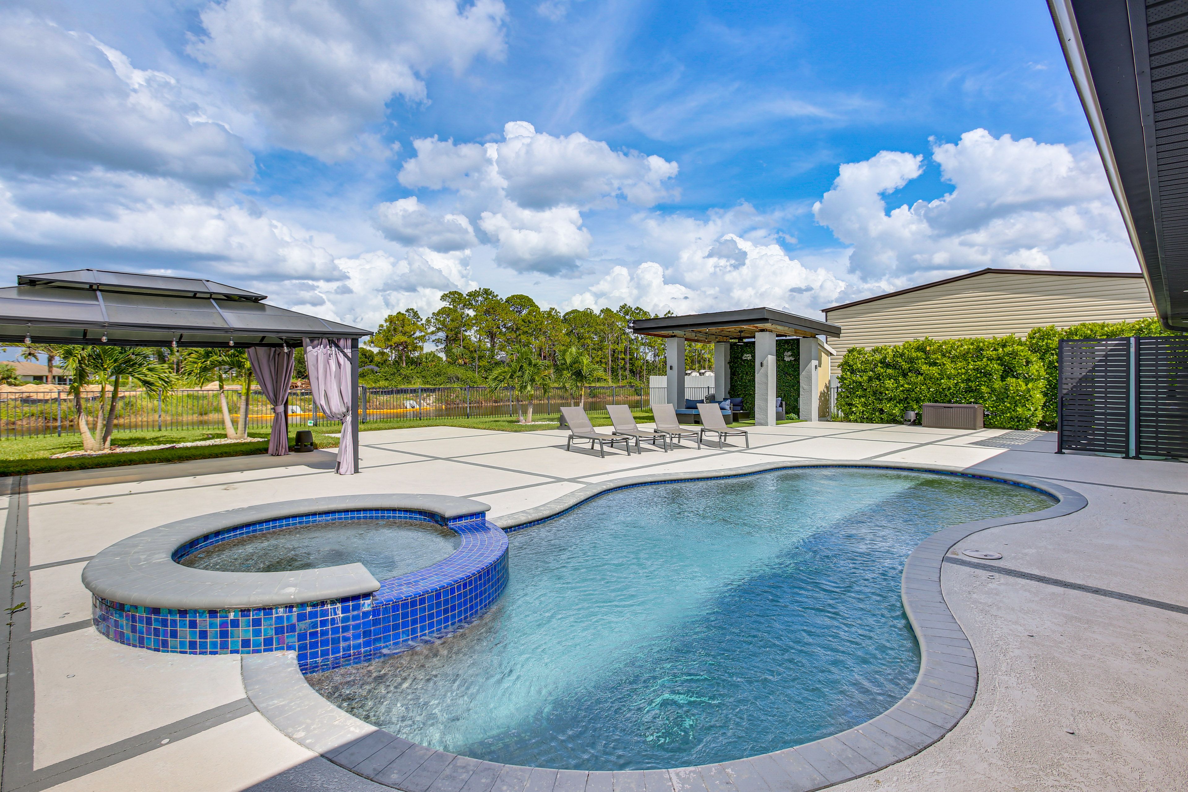 Fenced-In Yard | Private Pool | Gas Grill | Water Views
