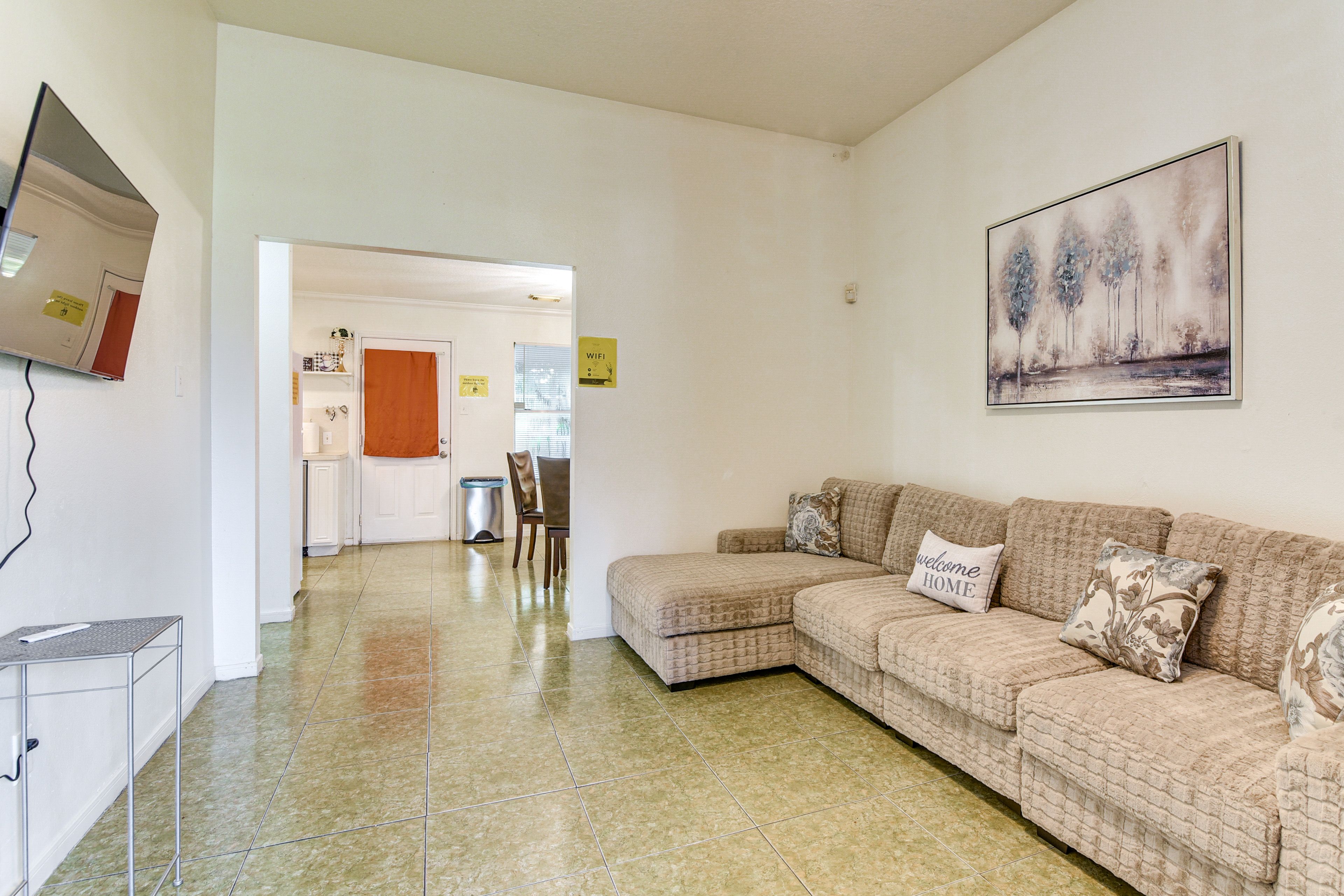 Unit 3 Interior | Living Room | Smart TV | Main Level