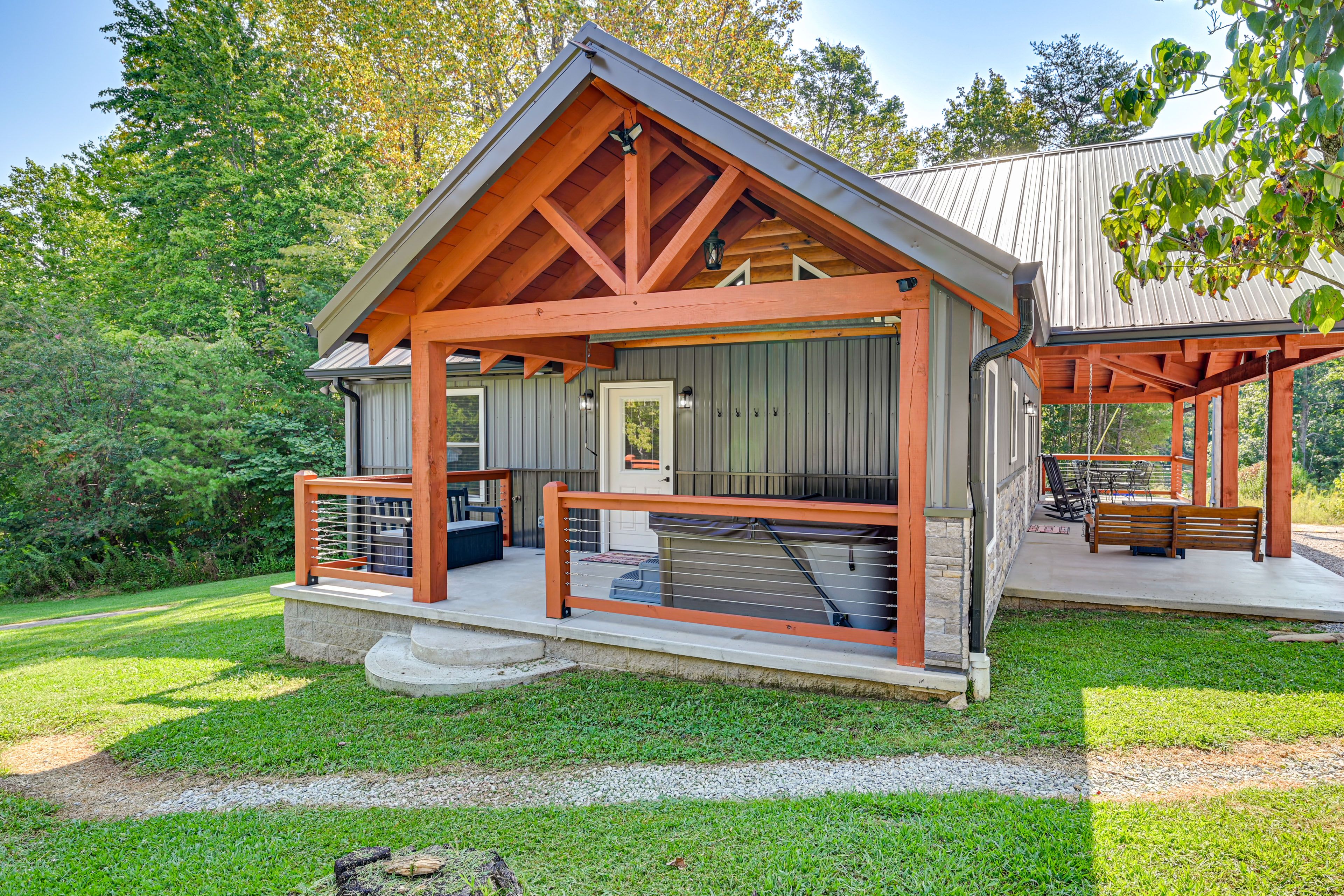 Property Exterior | Single-Story Cabin w/ Loft