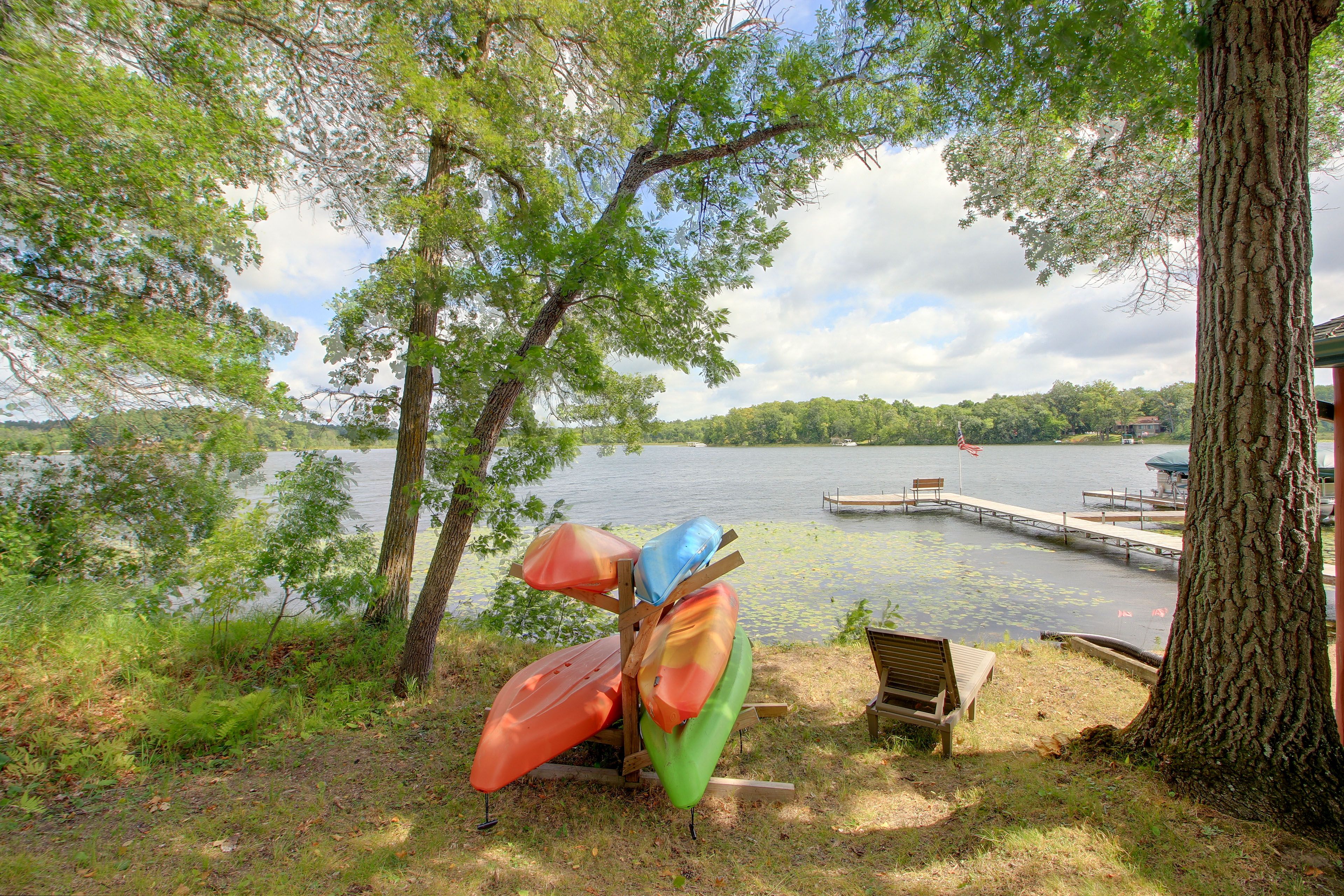 Shared Outdoor Space | Lakefront | Private Dock