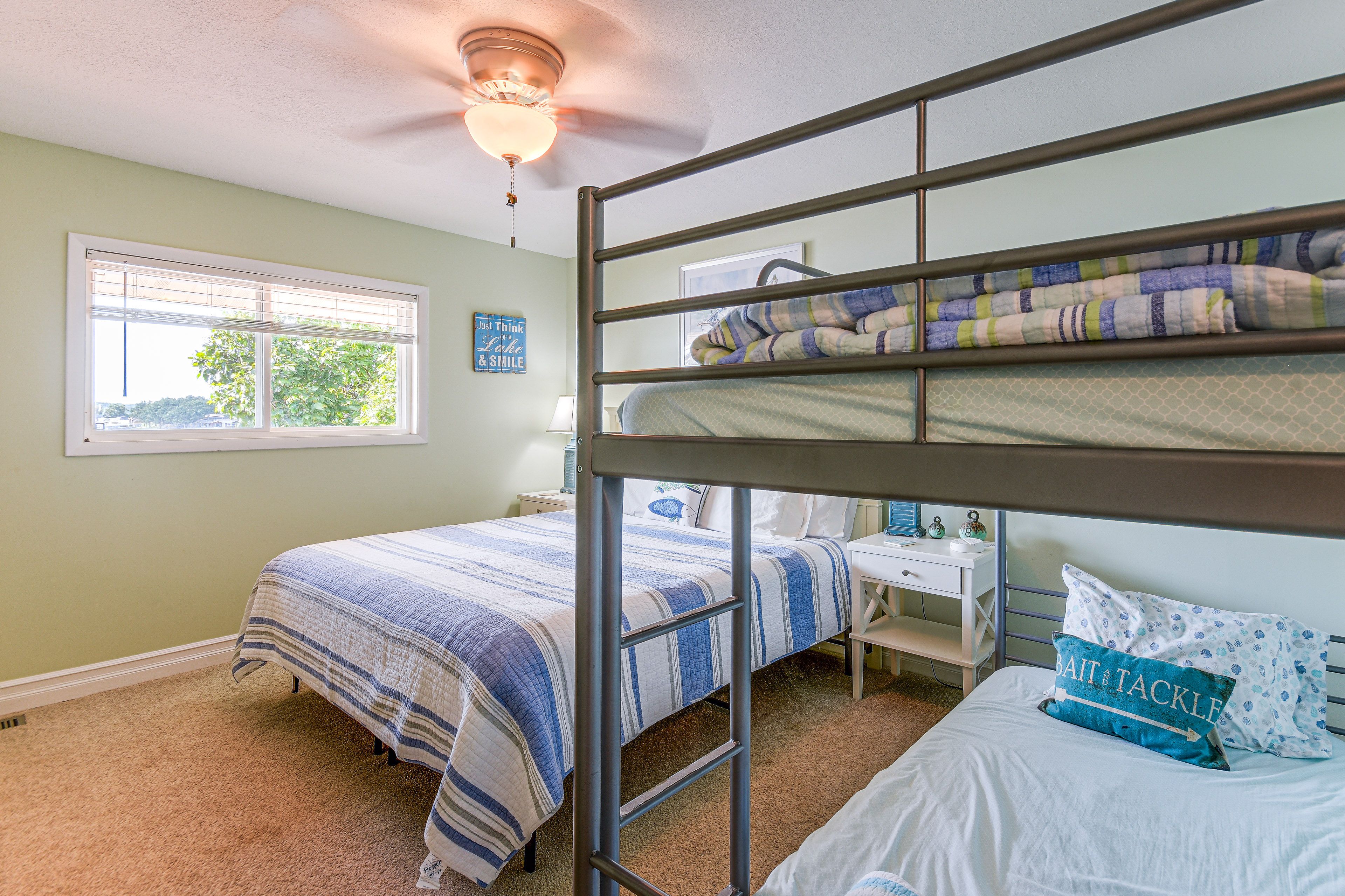 Bedroom 1 | King Bed | Twin Bunk Bed