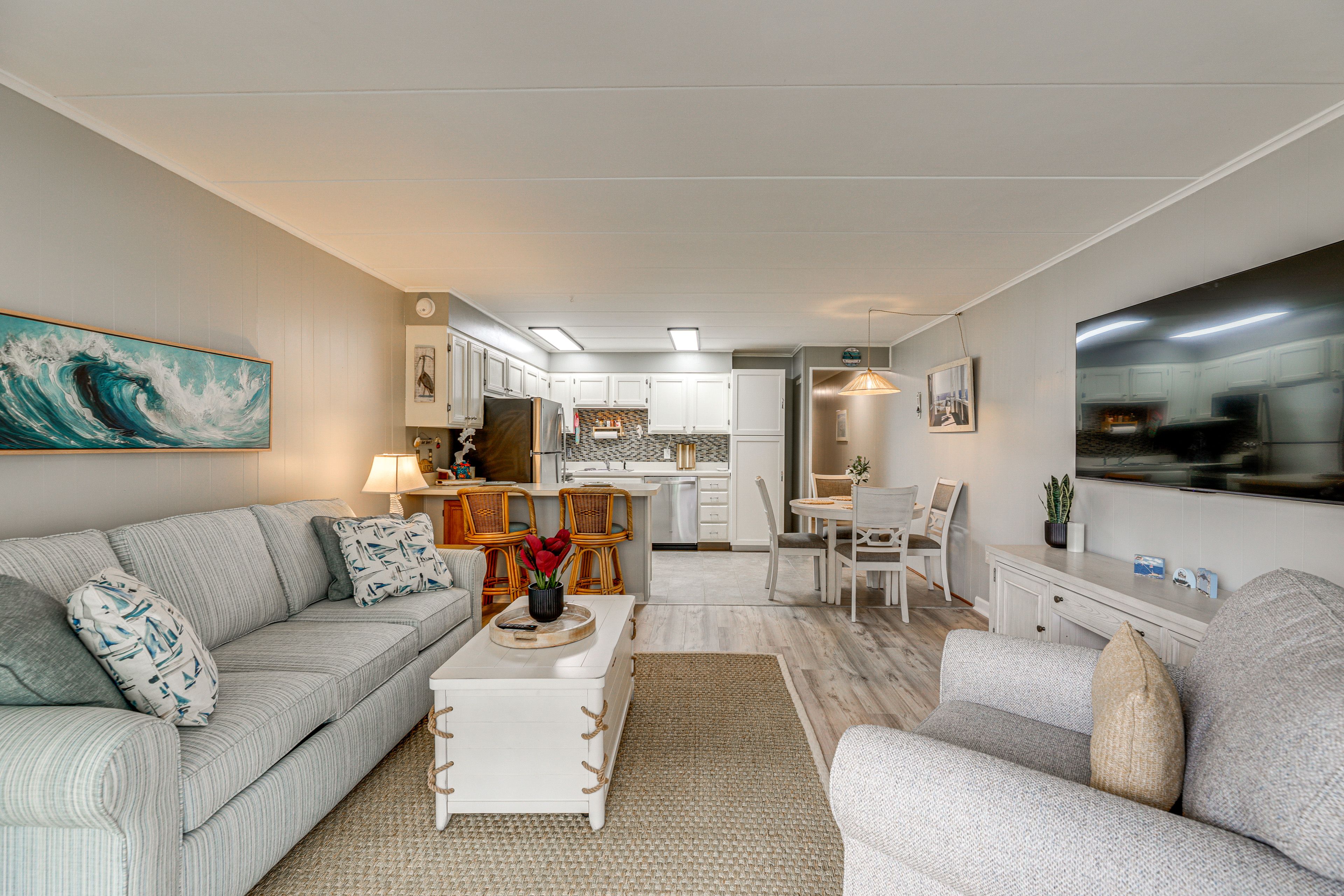 Ocean City Vacation Rental | 1BR | 1BA | 645 Sq Ft | 2 Steps to Enter