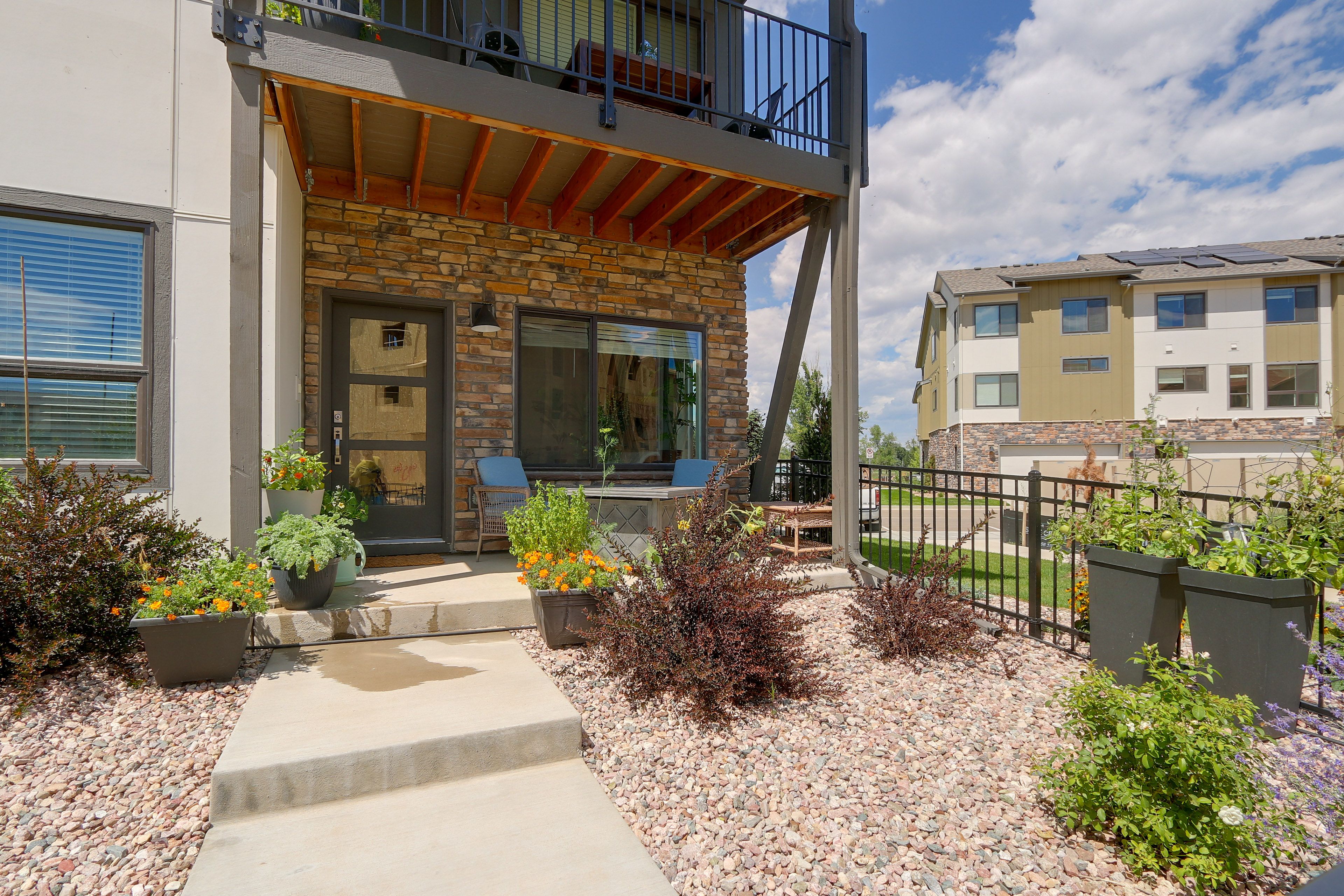 Exterior | Private Patio | Steps to Enter