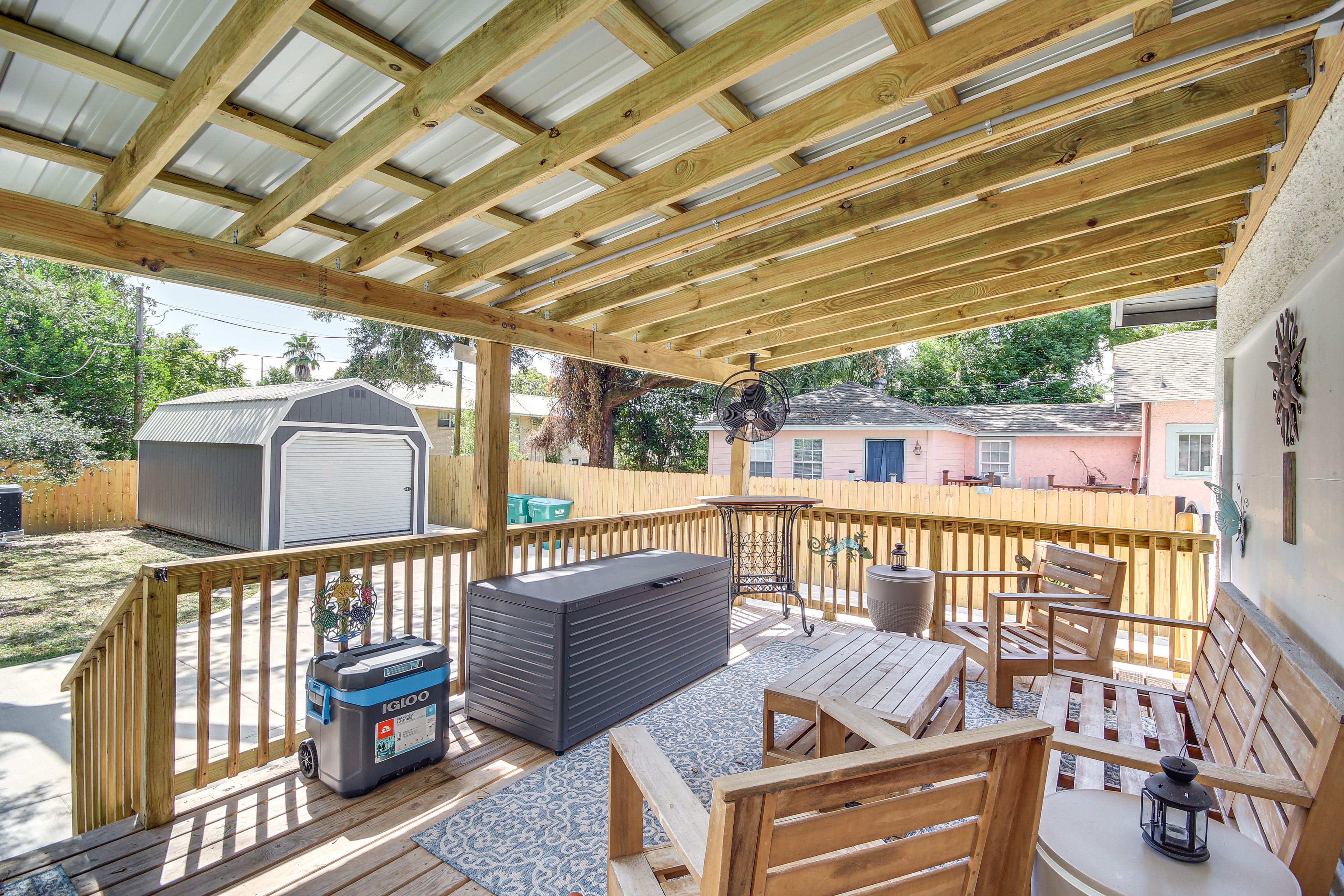 Covered Deck | Private Yard