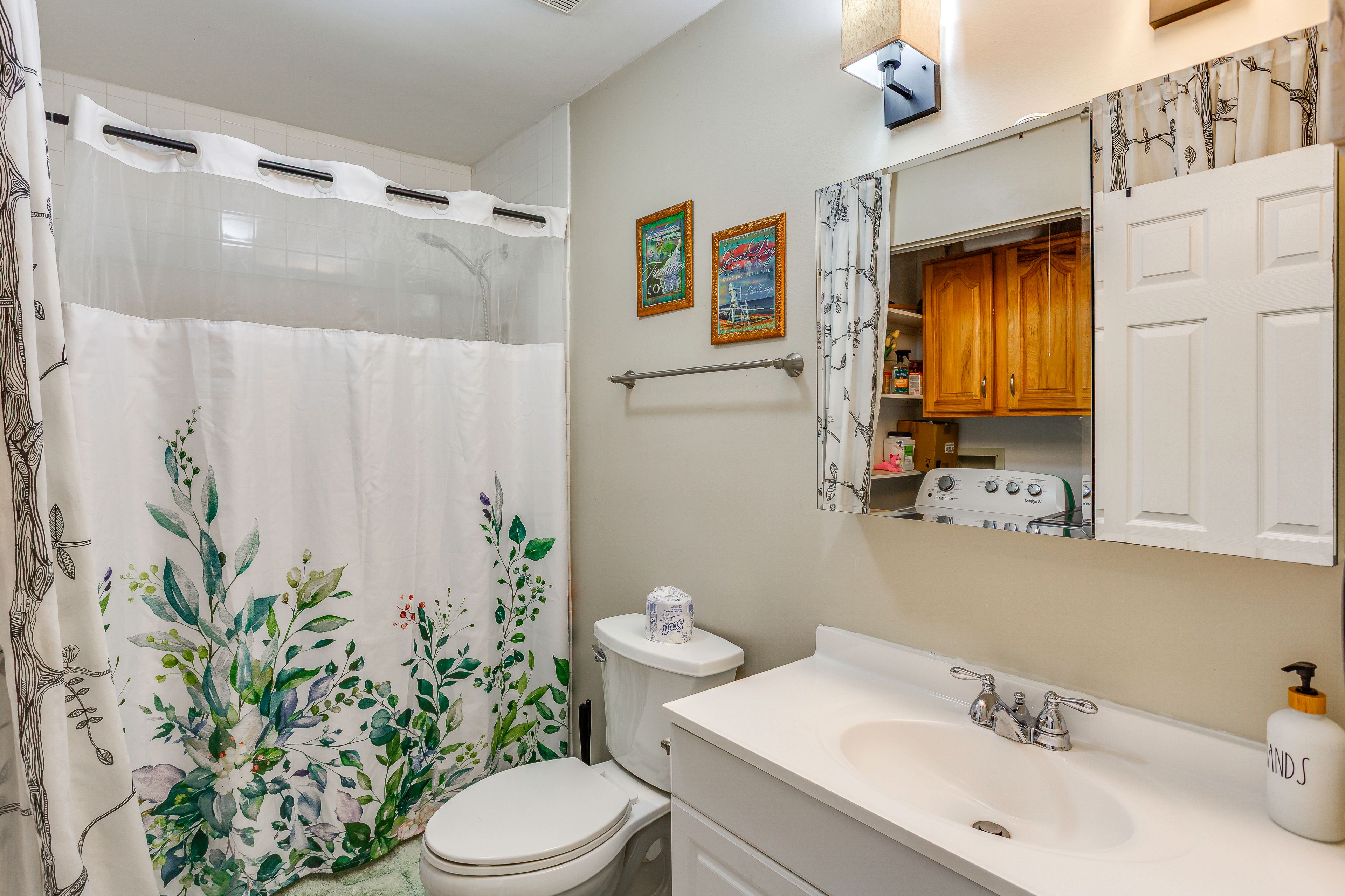 Bathroom | In-Unit Laundry