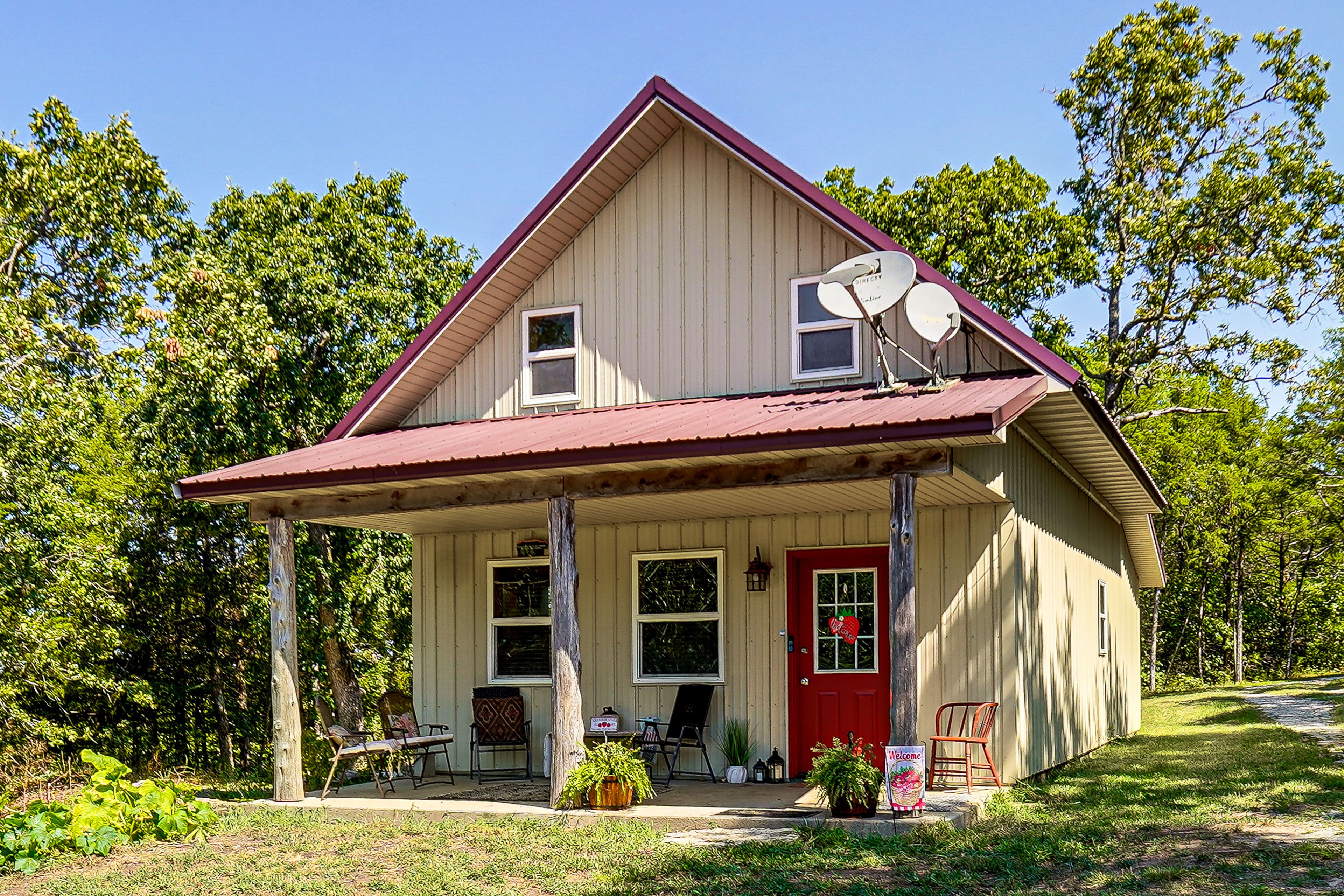 Exterior | Covered Porch w/ Seating