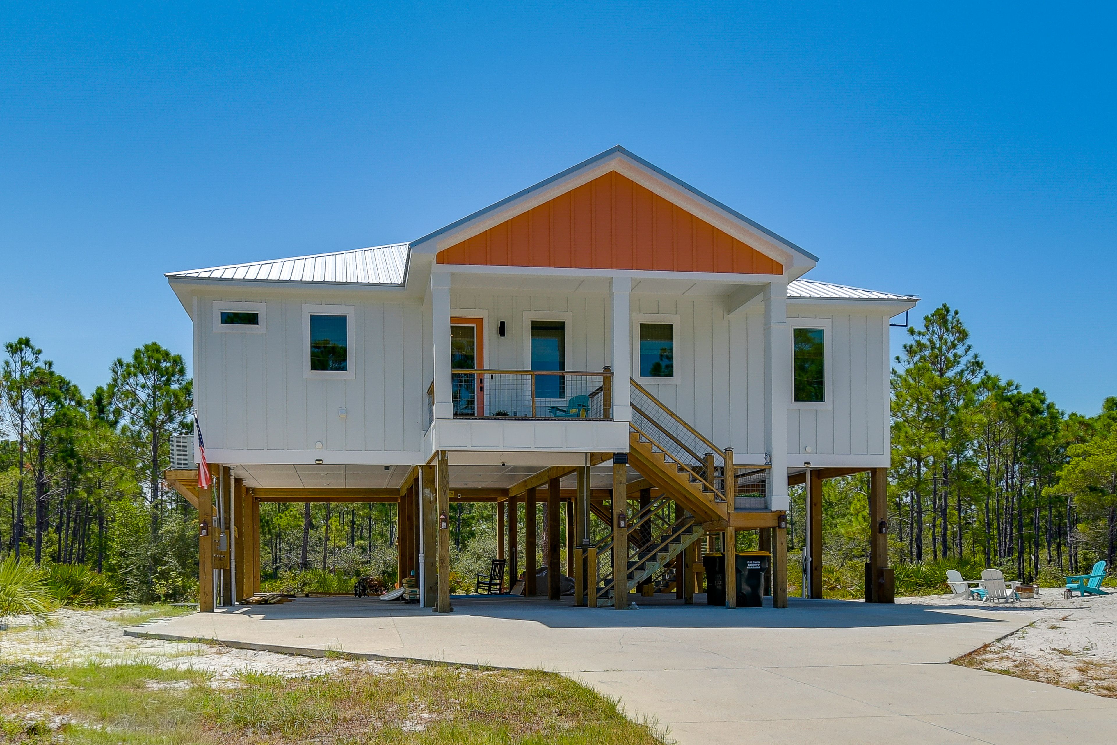 Exterior | Fire Pit | Parking Under Home (3 Vehicles)