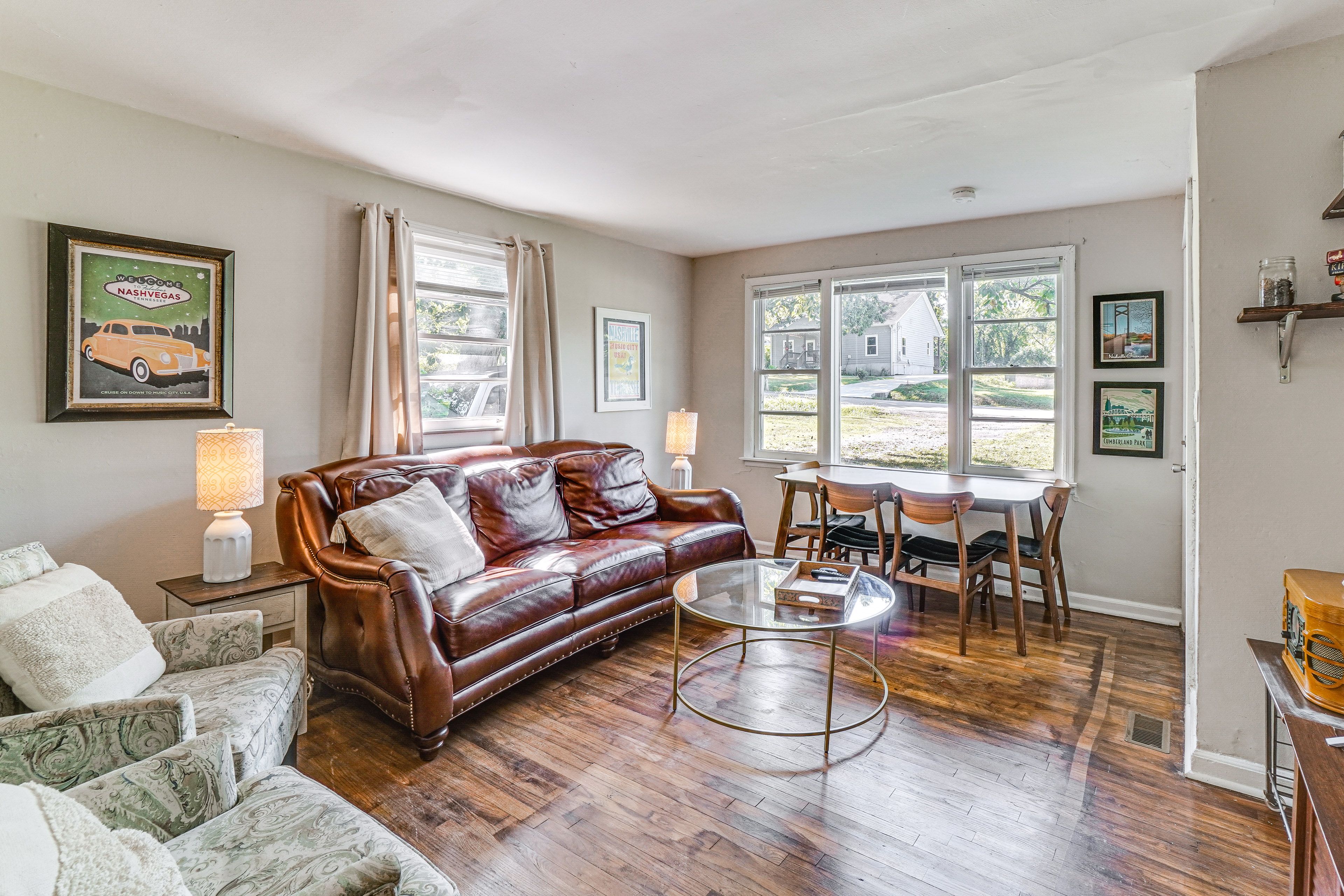 Nashville Vacation Rental | 2BR | 1BA | 685 Sq Ft | Stairs Required