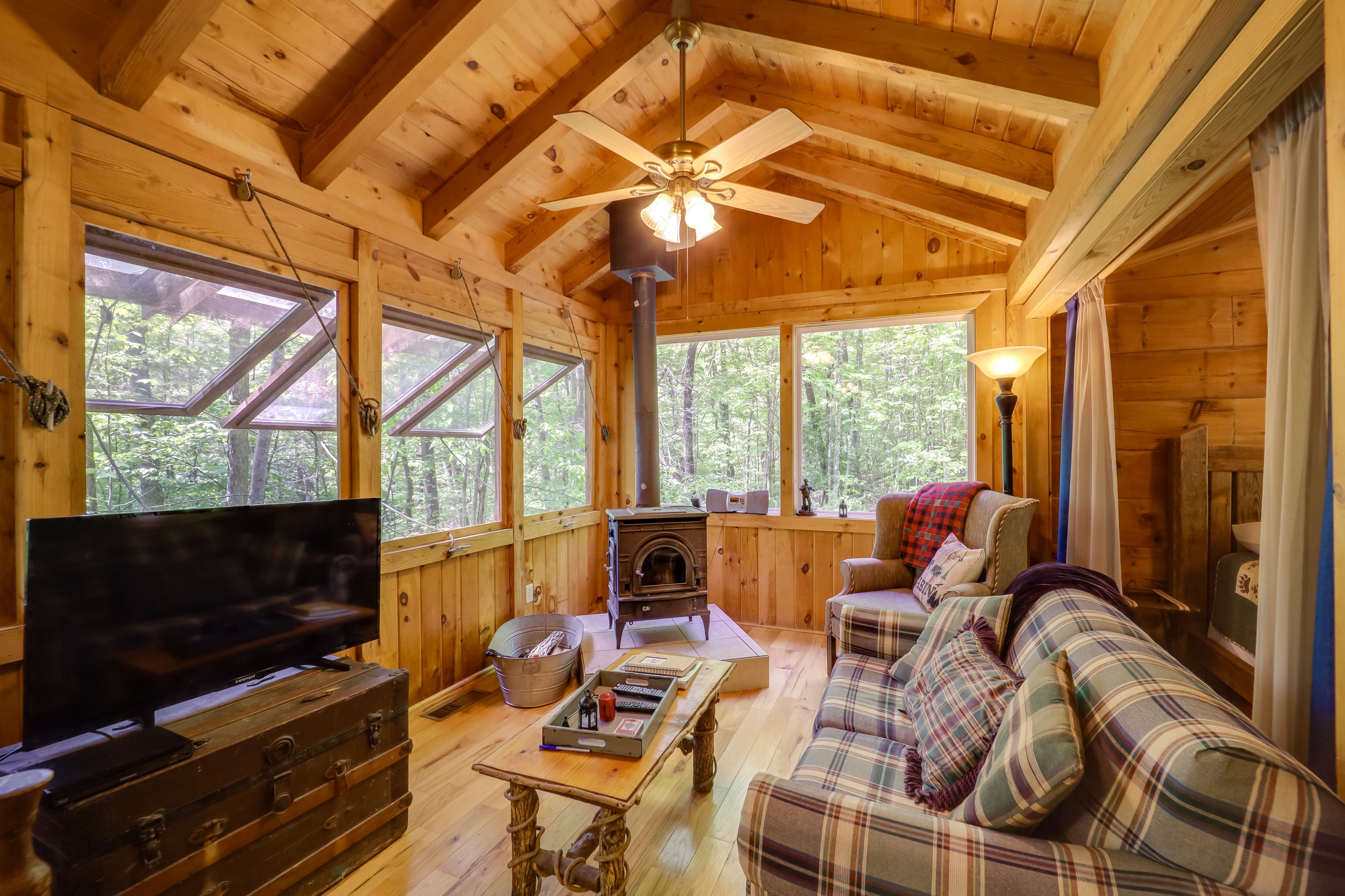 Flying Bridge Log Cabin