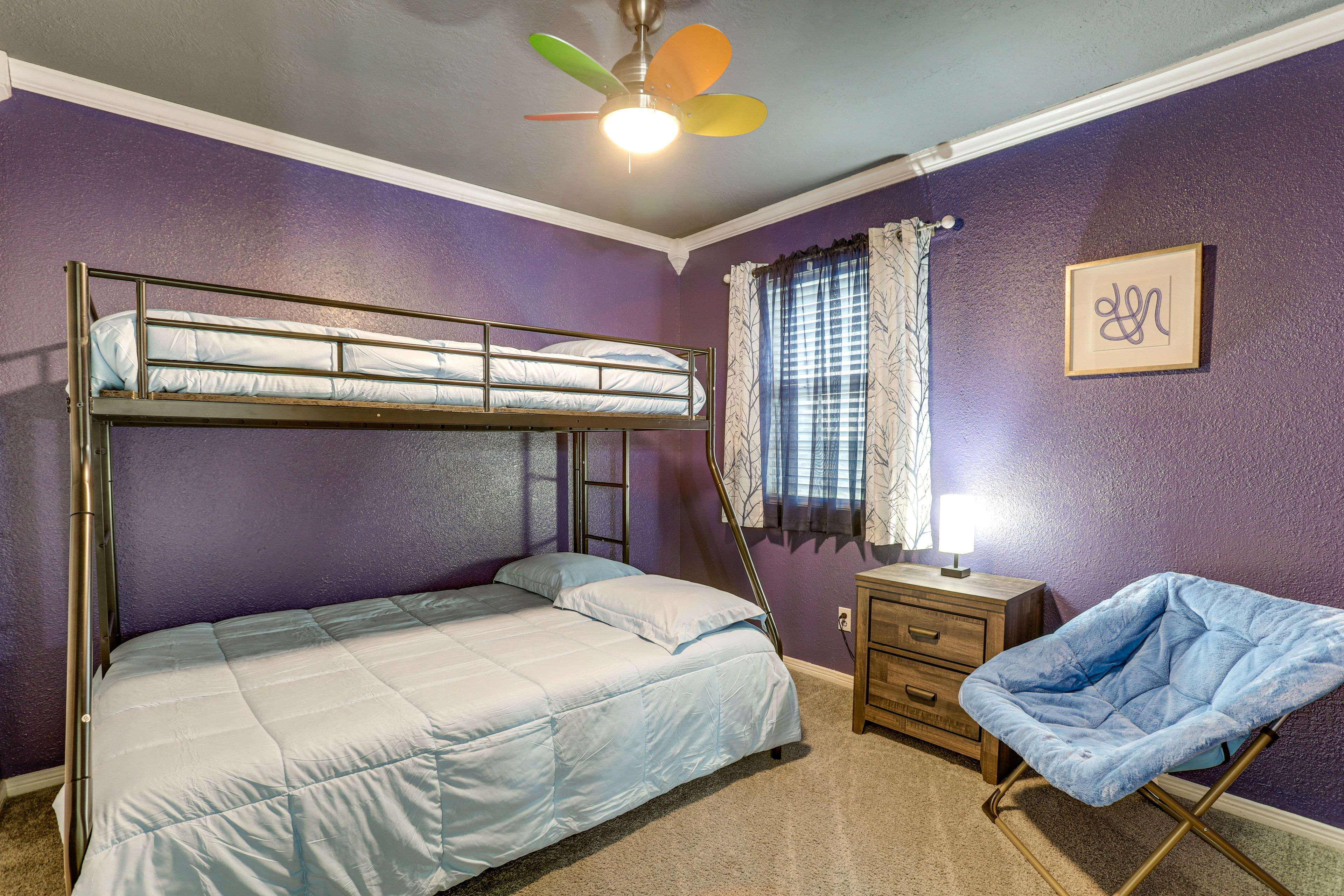 Bedroom 3 | Twin/Full Bunk Bed w/ Twin Trundle | 2nd Floor