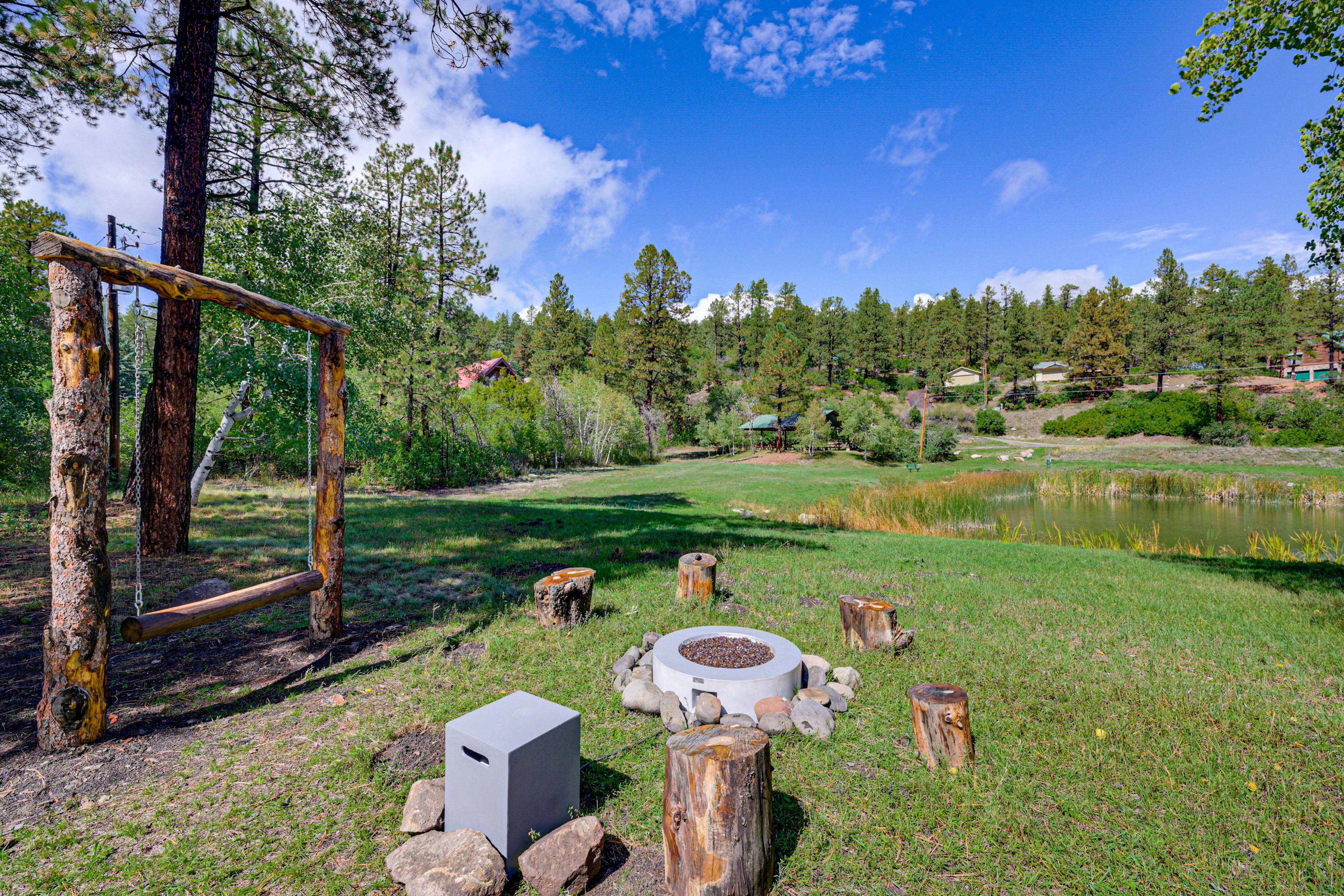 Private Yard | Fire Pit | Mountain Views | Community Pond