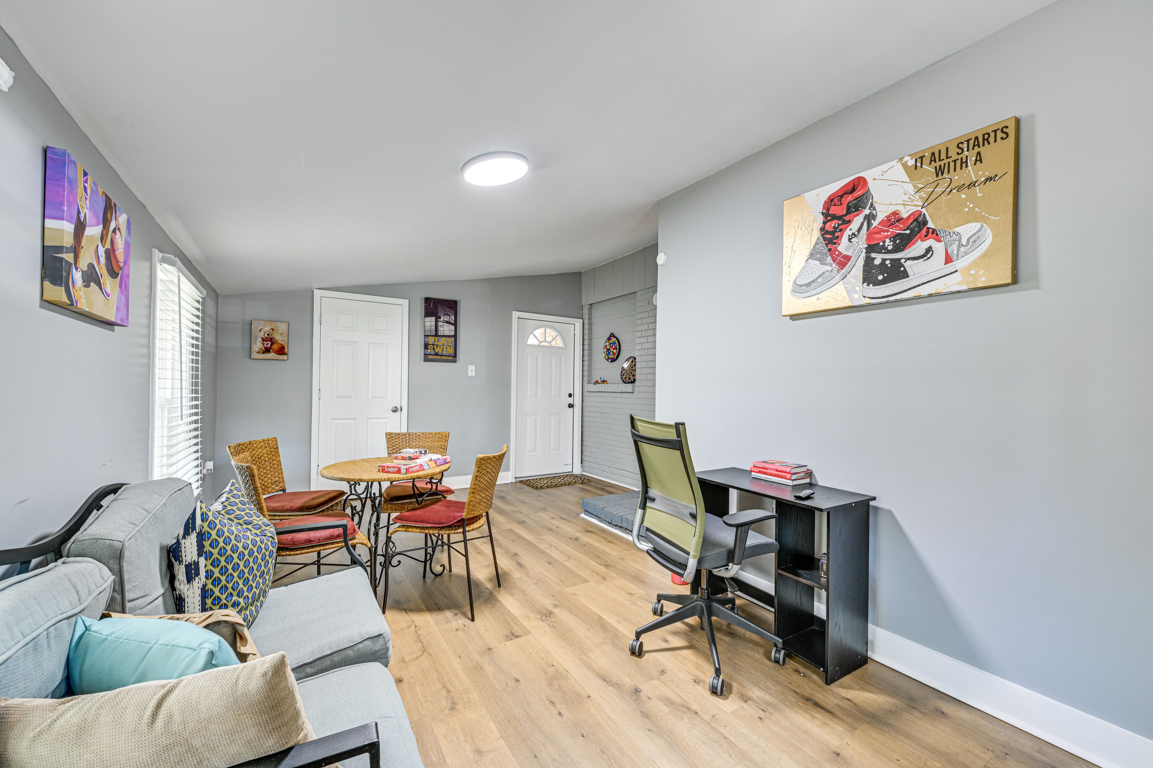 Sitting Room w/ Dedicated Workspace