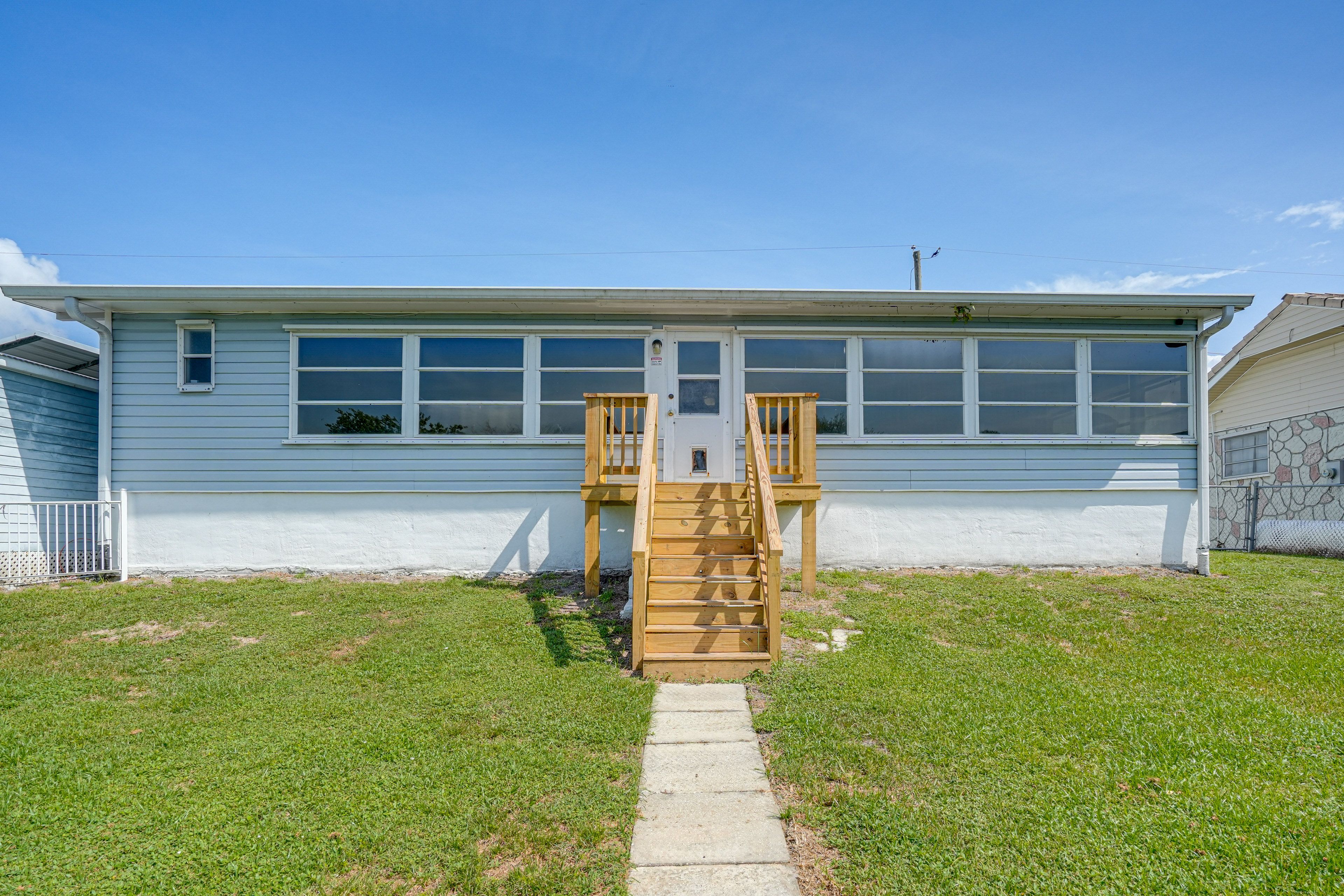 Back Exterior | Private Yard | Boat Dock