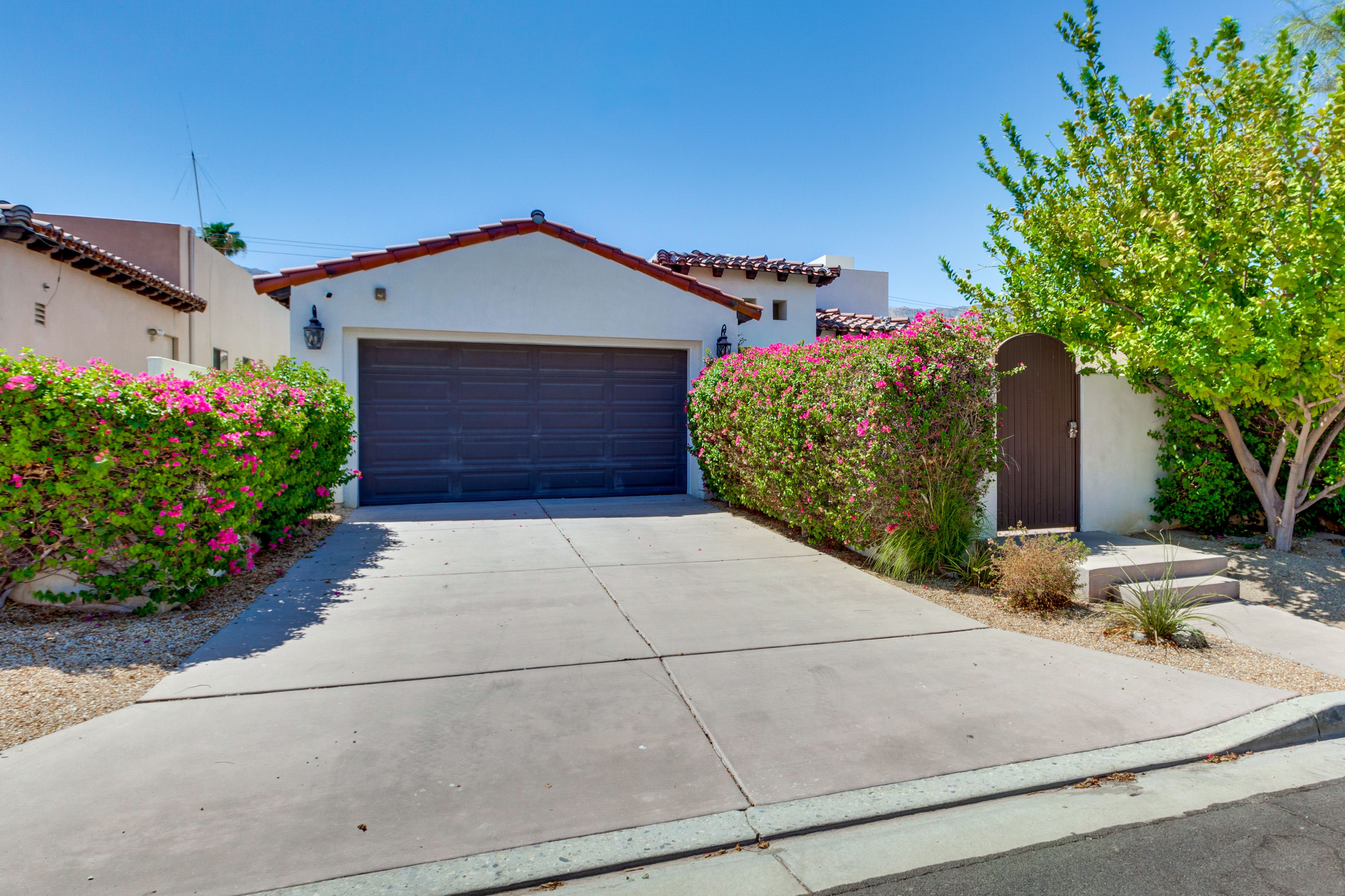 Property Exterior | Private Yard w/ Pool | Mountain Views