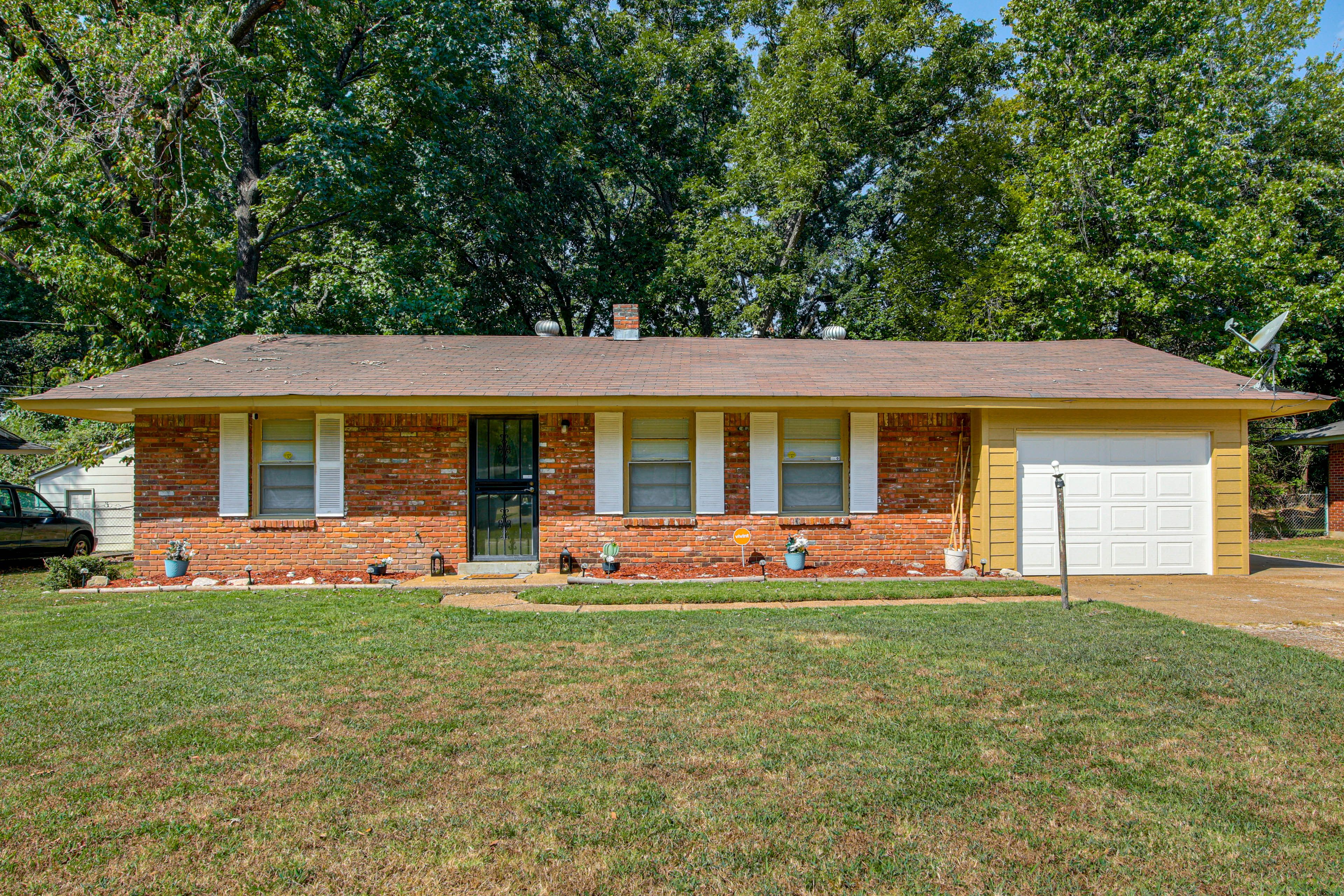 Memphis Vacation Rental | 3BR | 1BA | 1,166 Sq Ft