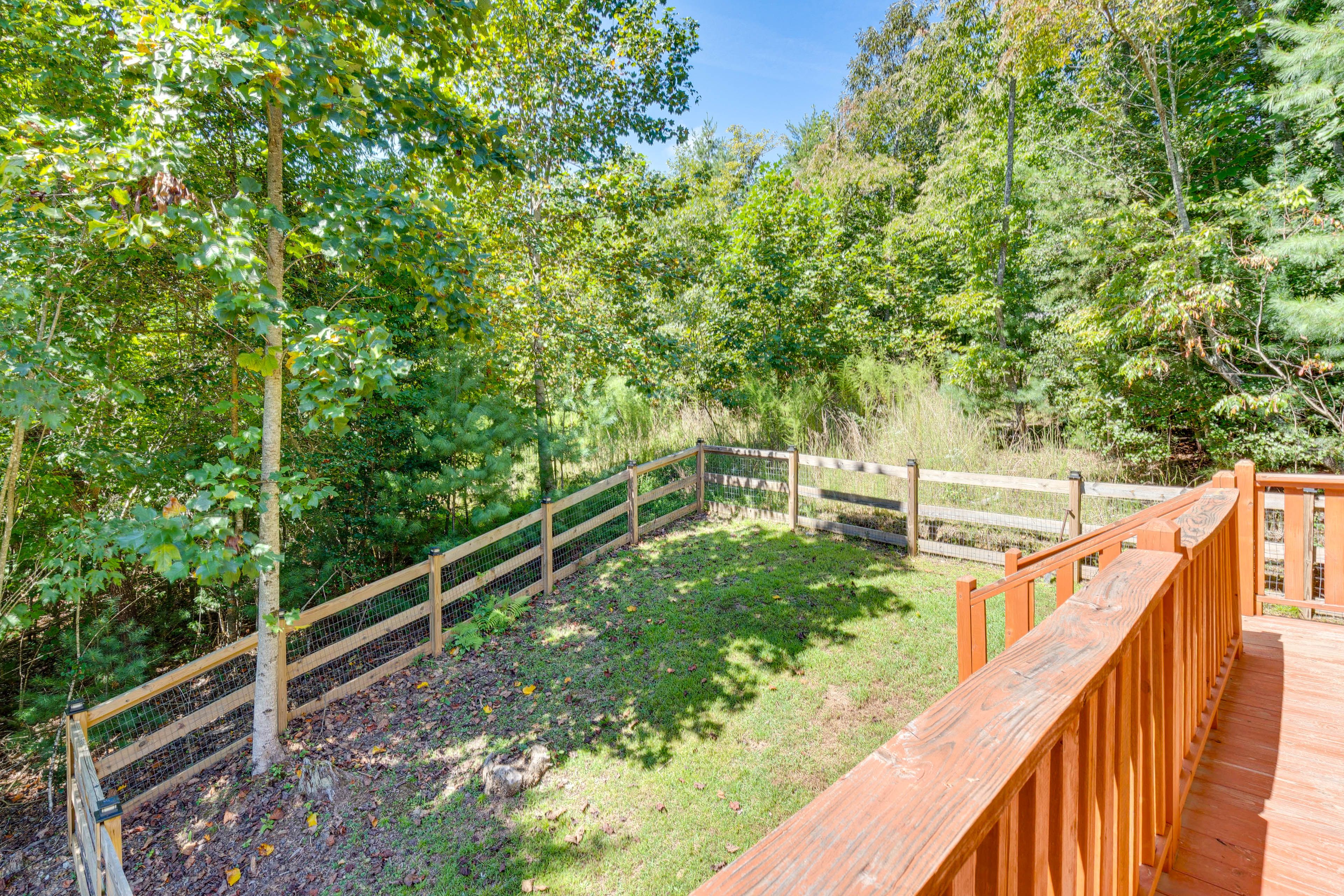 Private Backyard Area
