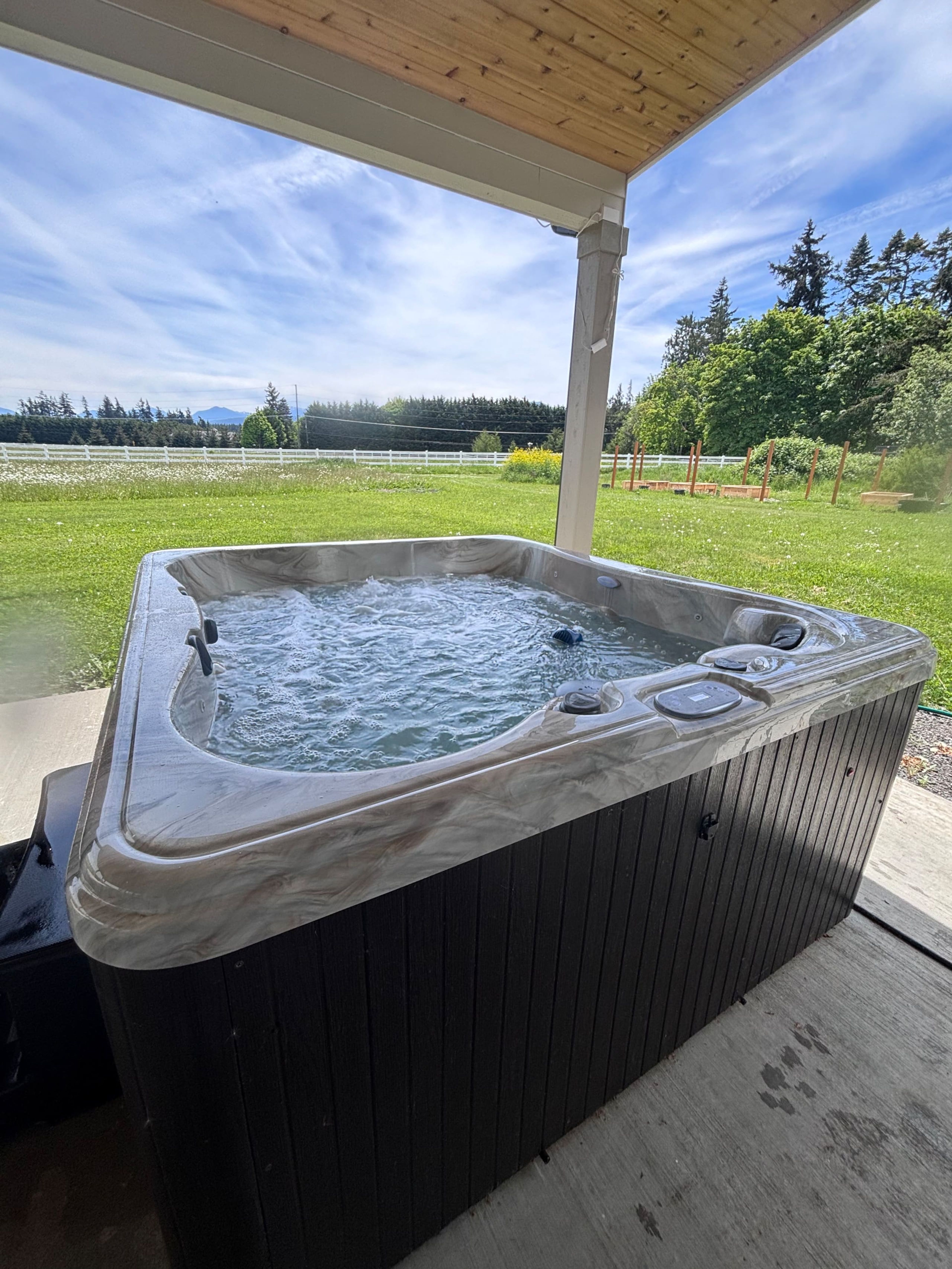 Shared Hot Tub