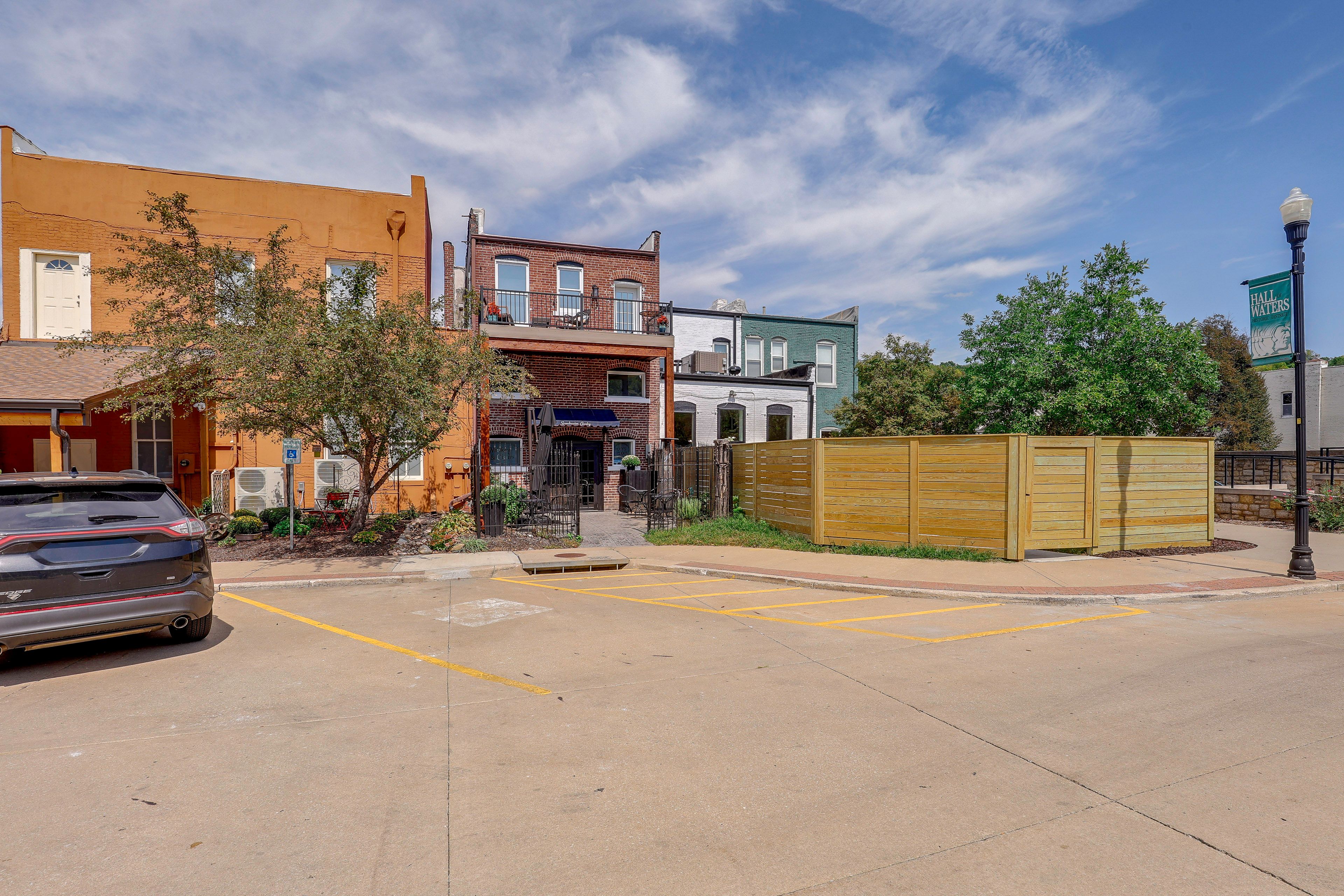 Back Exterior | Public Parking Lots Nearby