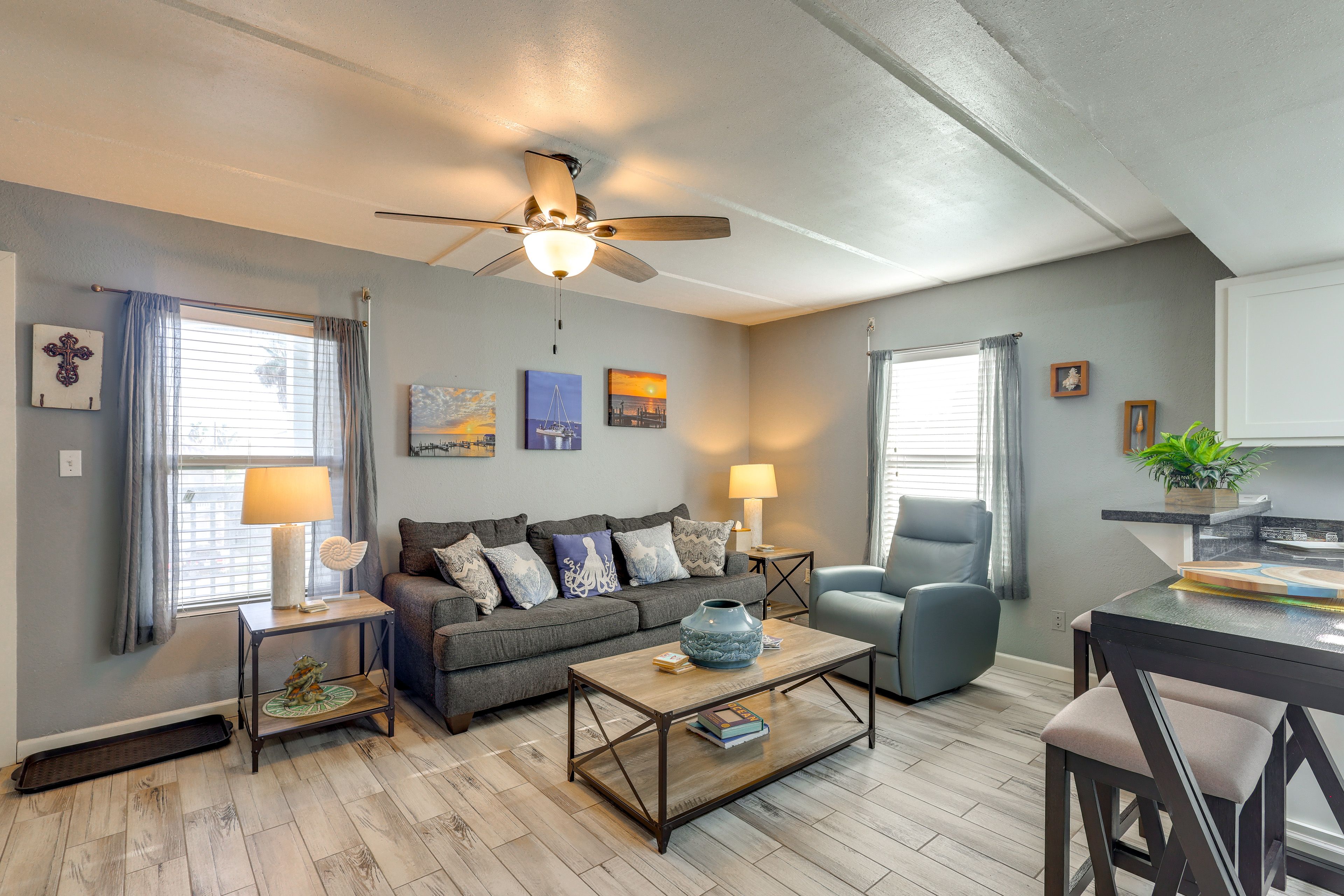 South Padre Island Vacation Rental | 1BR | 1BA | 1,042 Sq Ft | Stairs to Enter