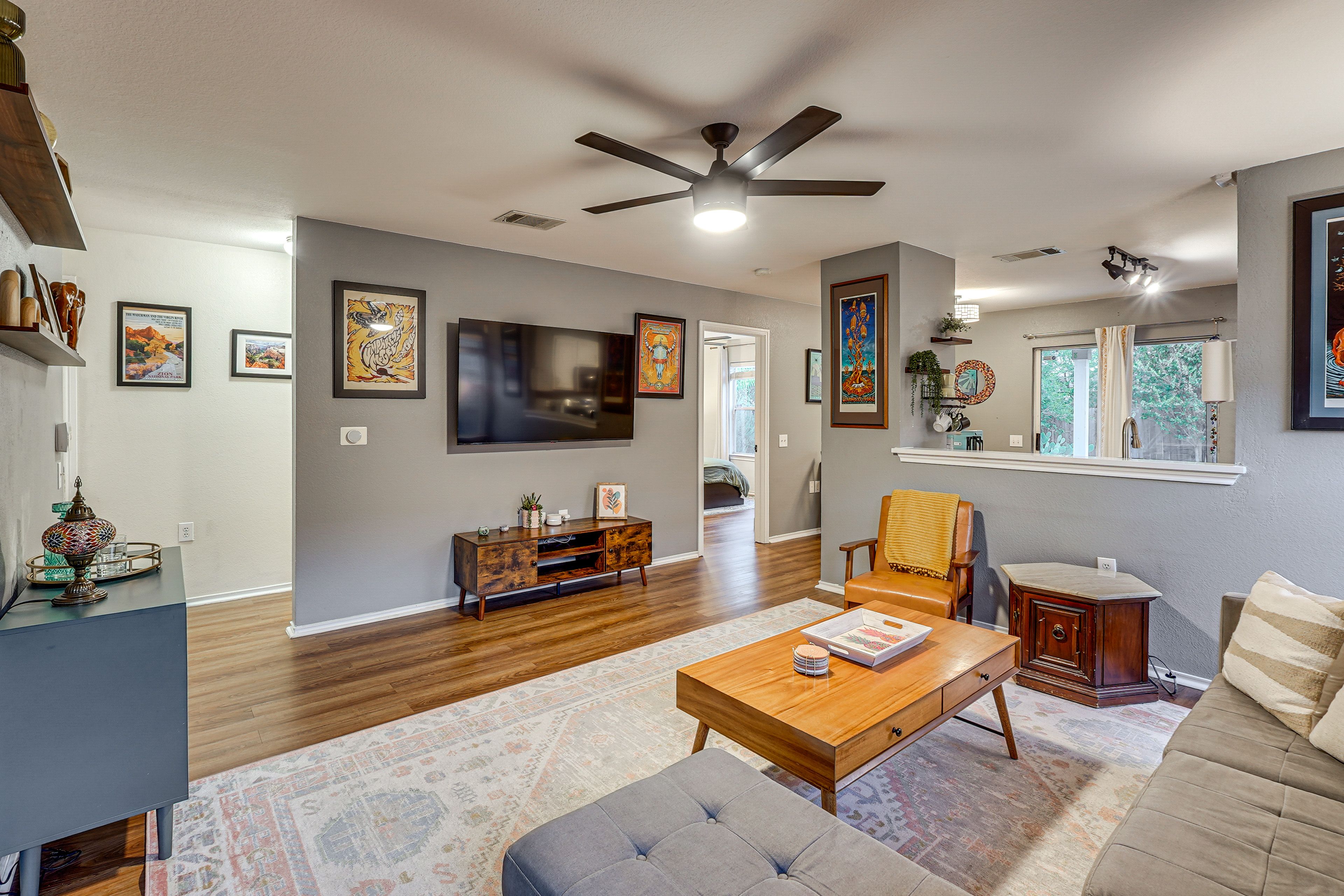 Austin Vacation Rental | 3BR | 1BA | 1,100 Sq Ft