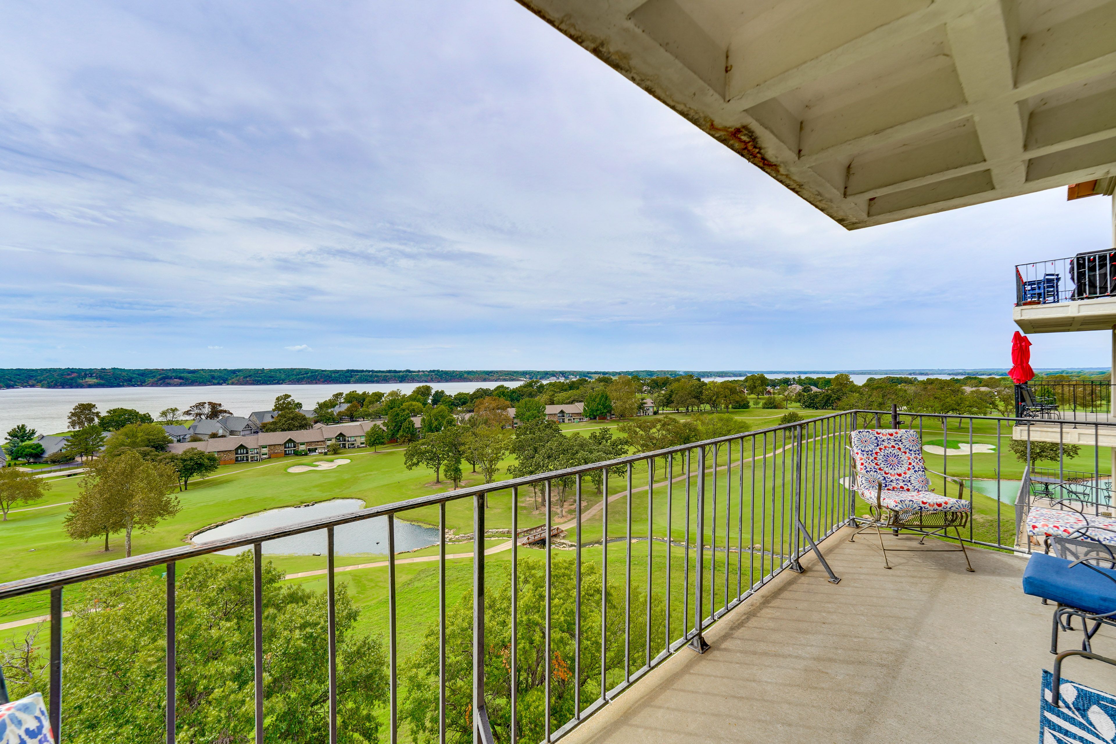 Private Balcony | Outdoor Seating | Golf Course & Lake Views