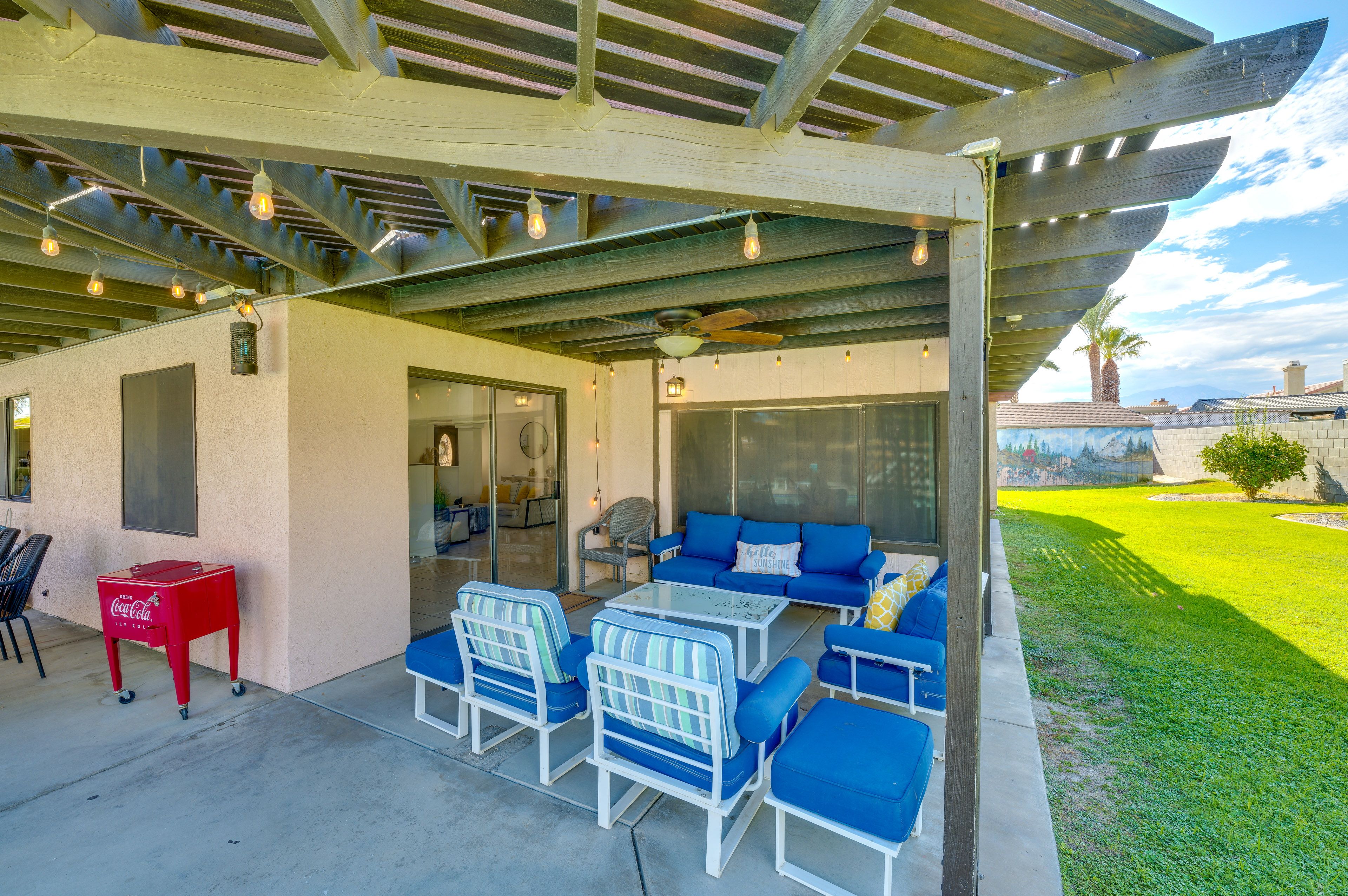 Exterior | Private Yard | Covered Patio | Lounge & Dining Areas