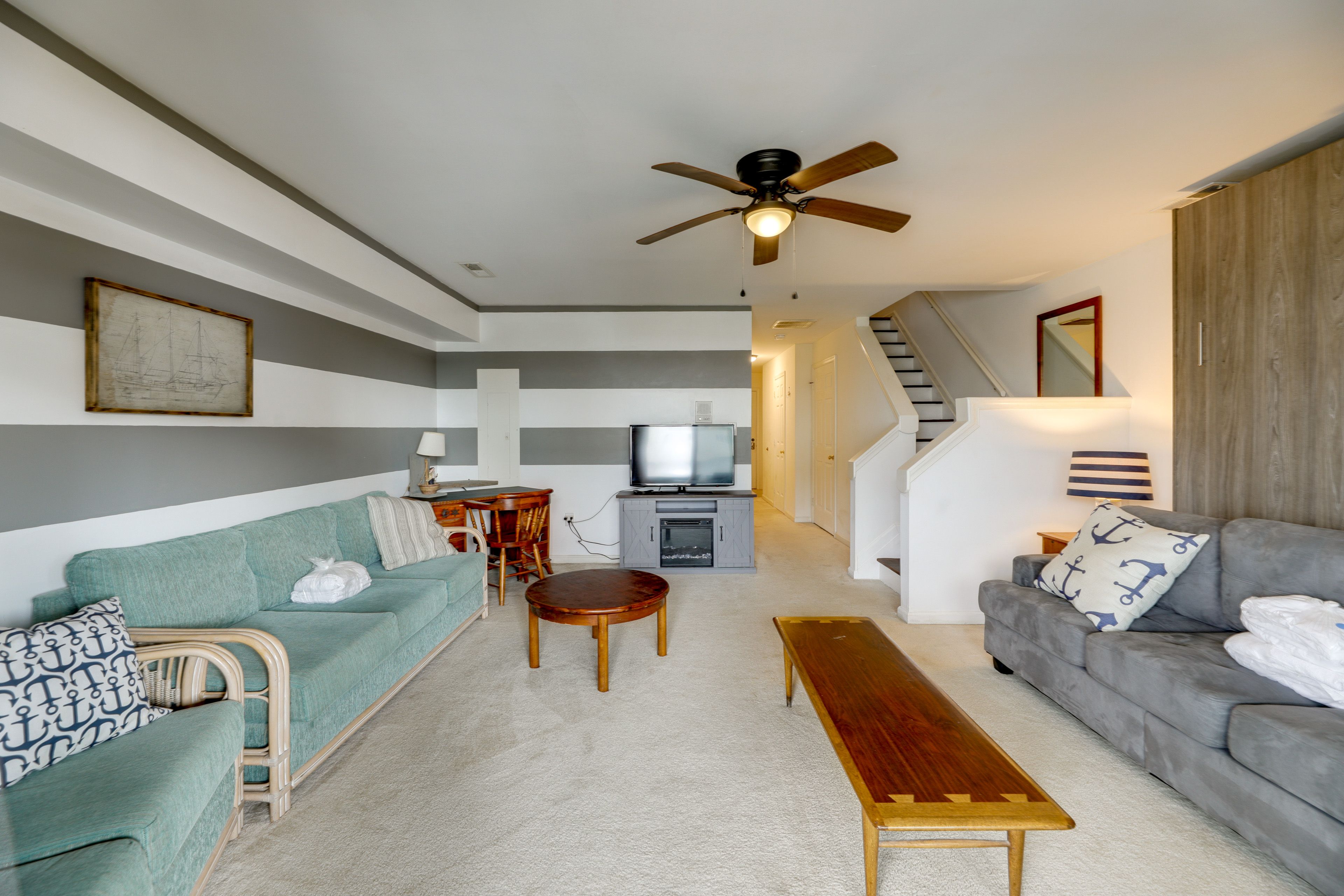 Den | Queen Sleeper Sofa | Basement Floor