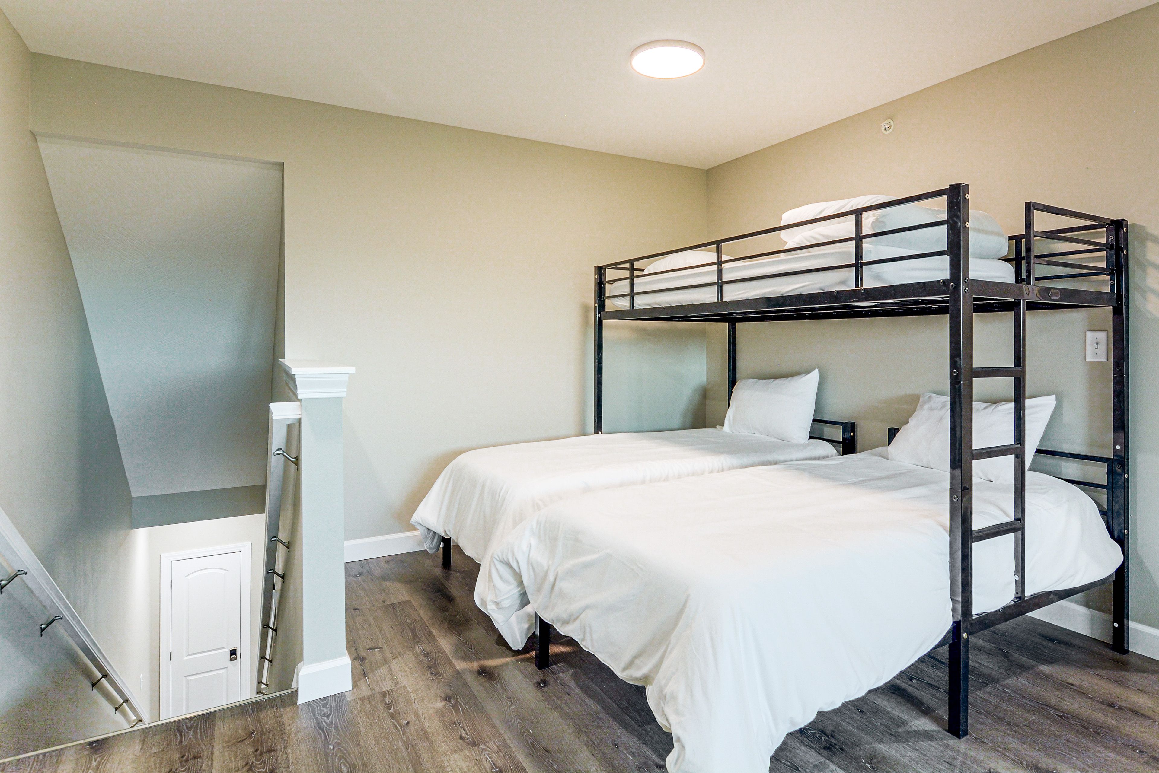 1 Lofted Twin Bed |  2 Twin Beds | Stairs Required