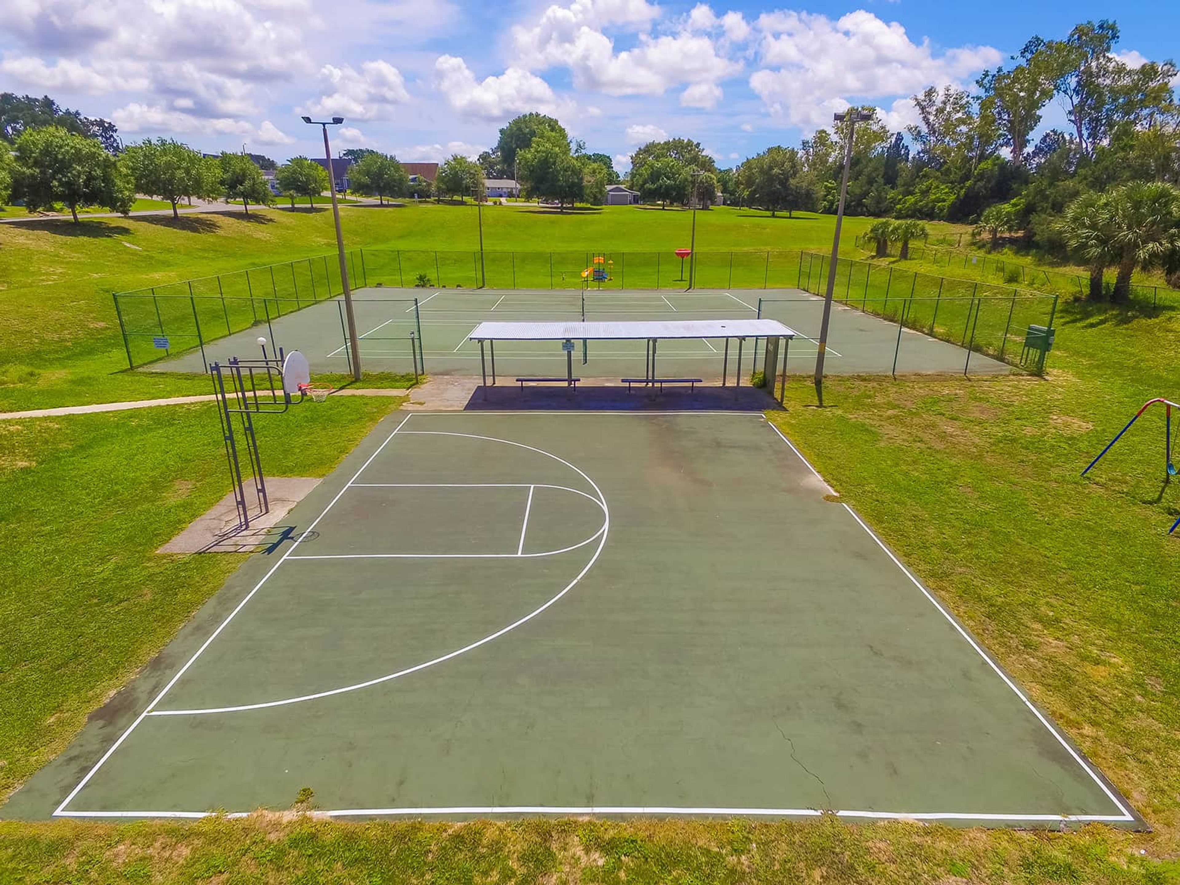 Tennis & pickleball Court | Basketball Court