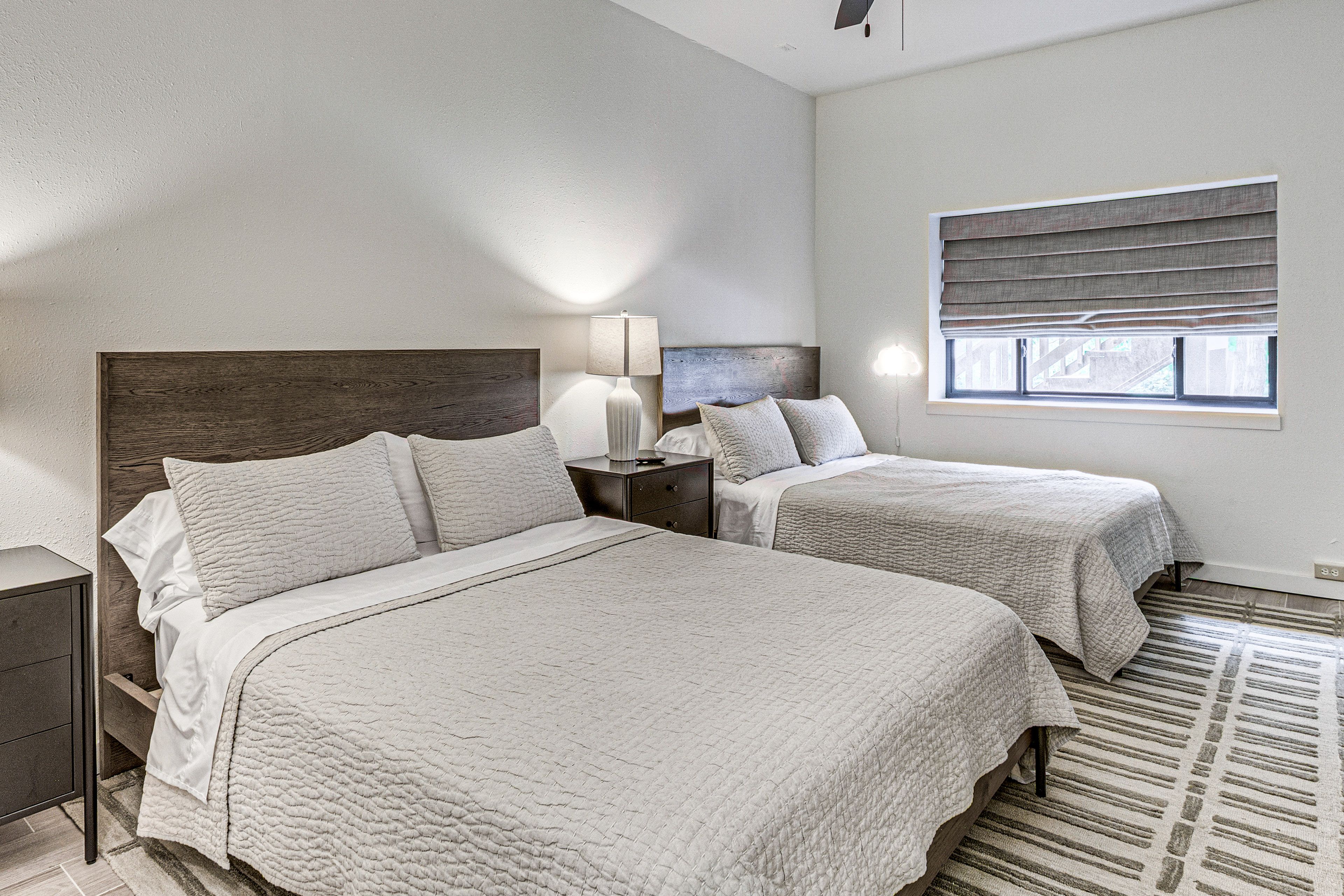 Bedroom | 2 Queen Beds | Smart TV | 1st Floor
