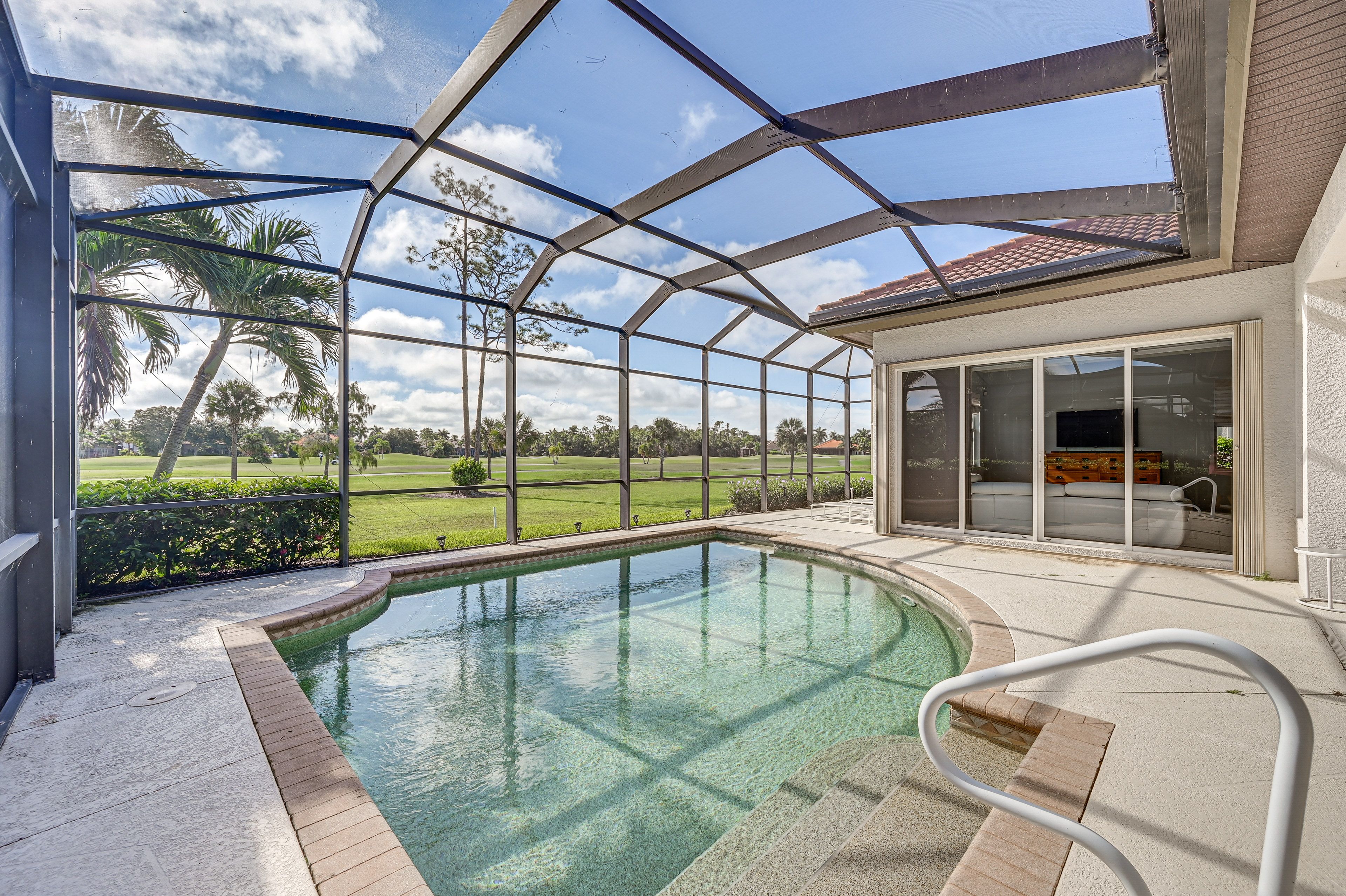 Naples Vacation Rental | 3BR | 2BA | 2,043 Sq Ft | 1 Step to Enter