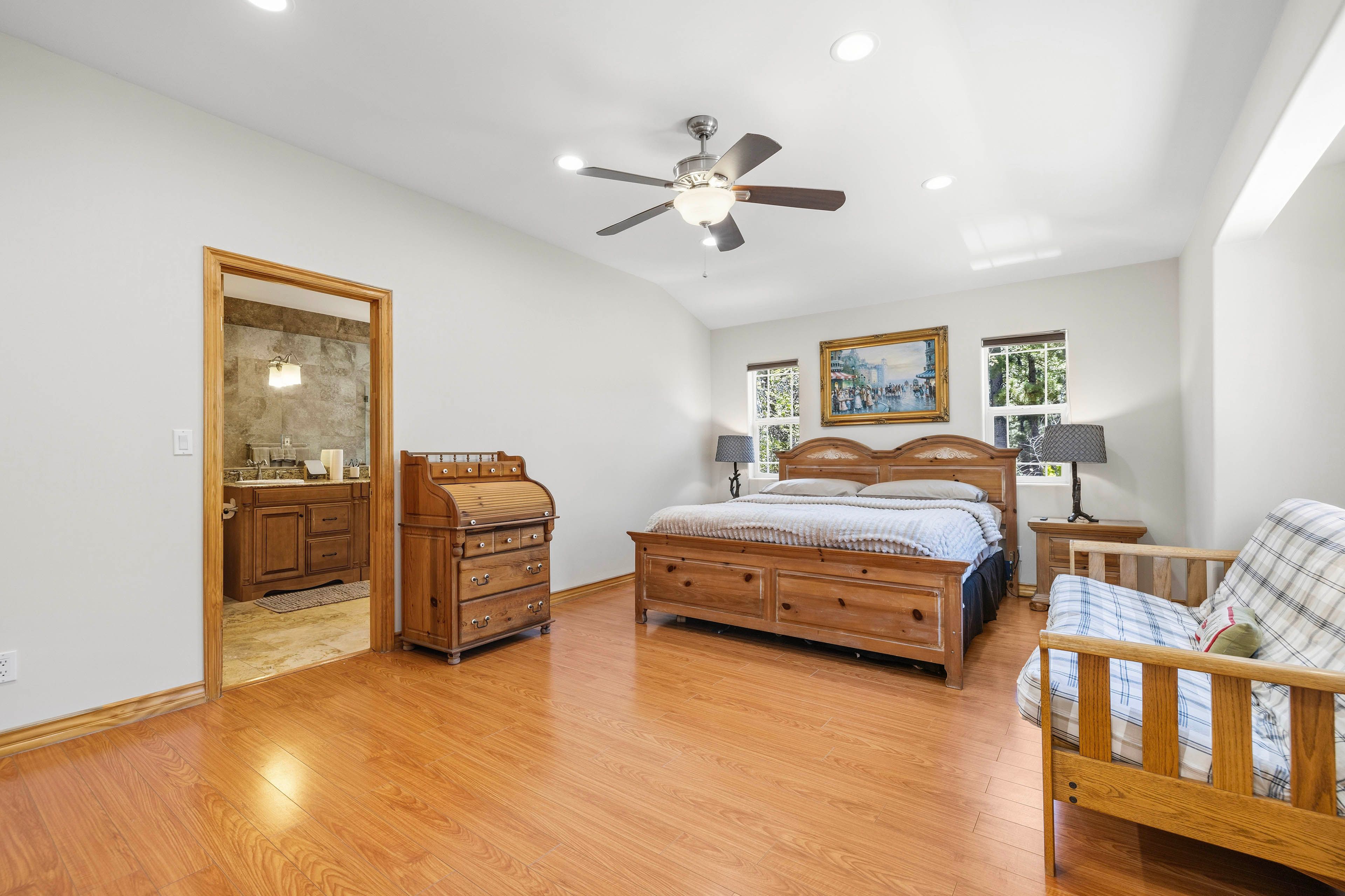 Bedroom 1 | 2nd Floor | King Bed | Full Futon