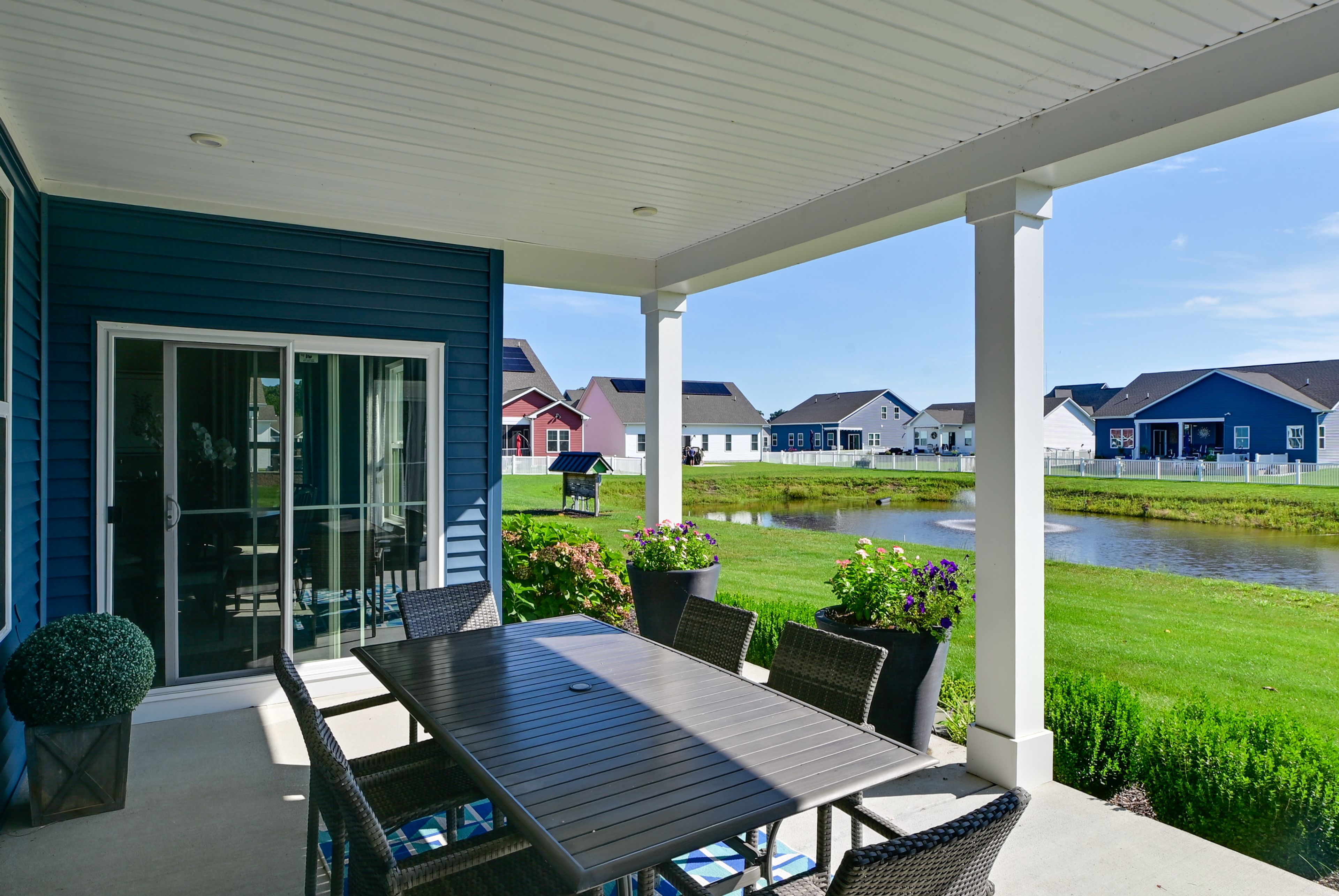 Covered Patio | Pond View