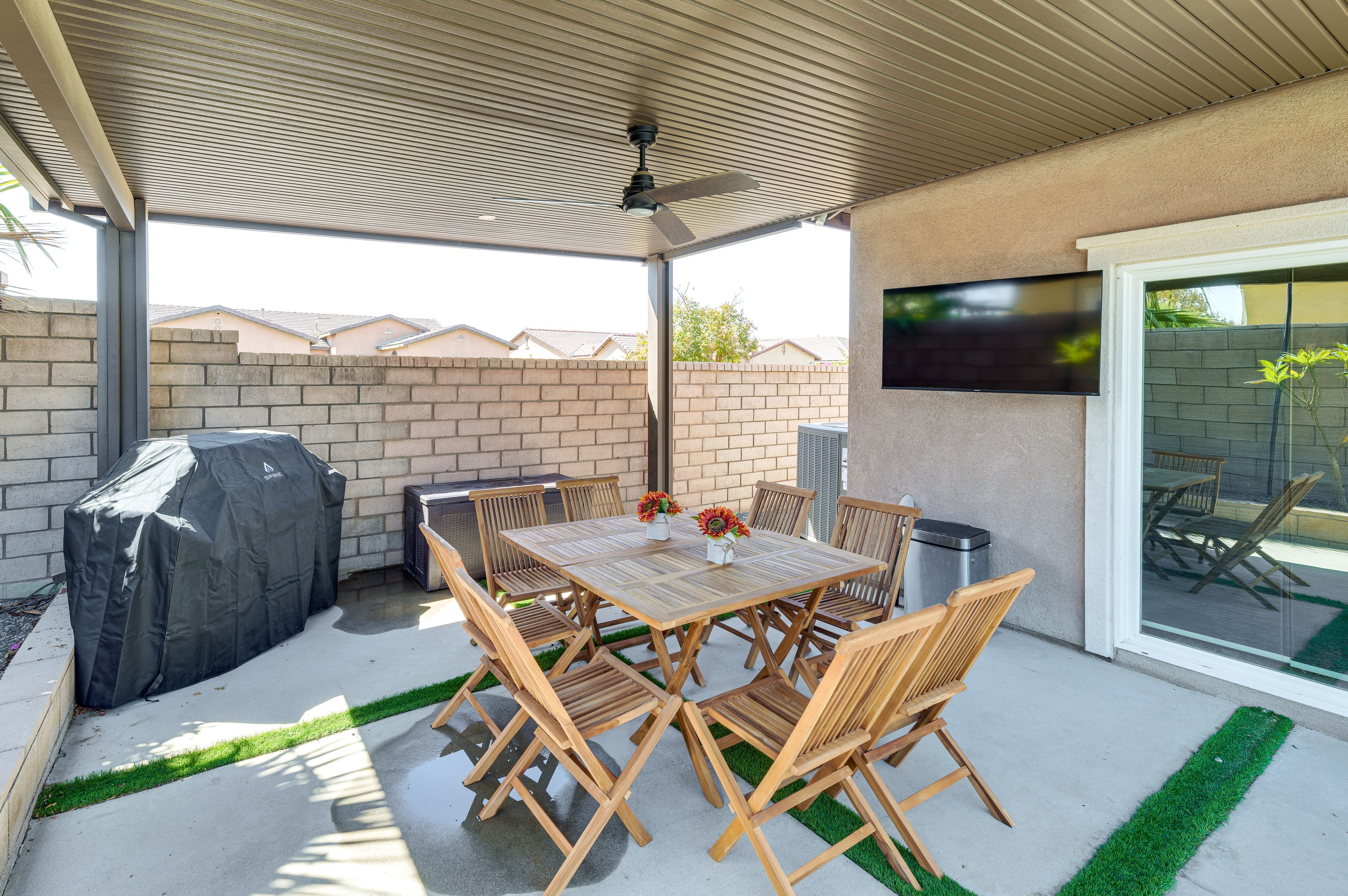 Covered Patio | Single-Story Home