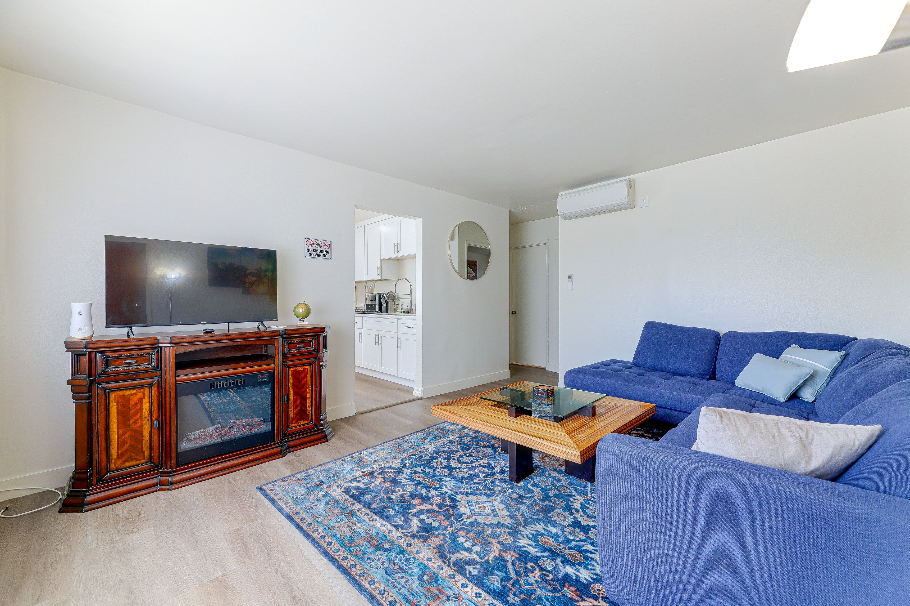 Living Room | Smart TV | Electric Fireplace