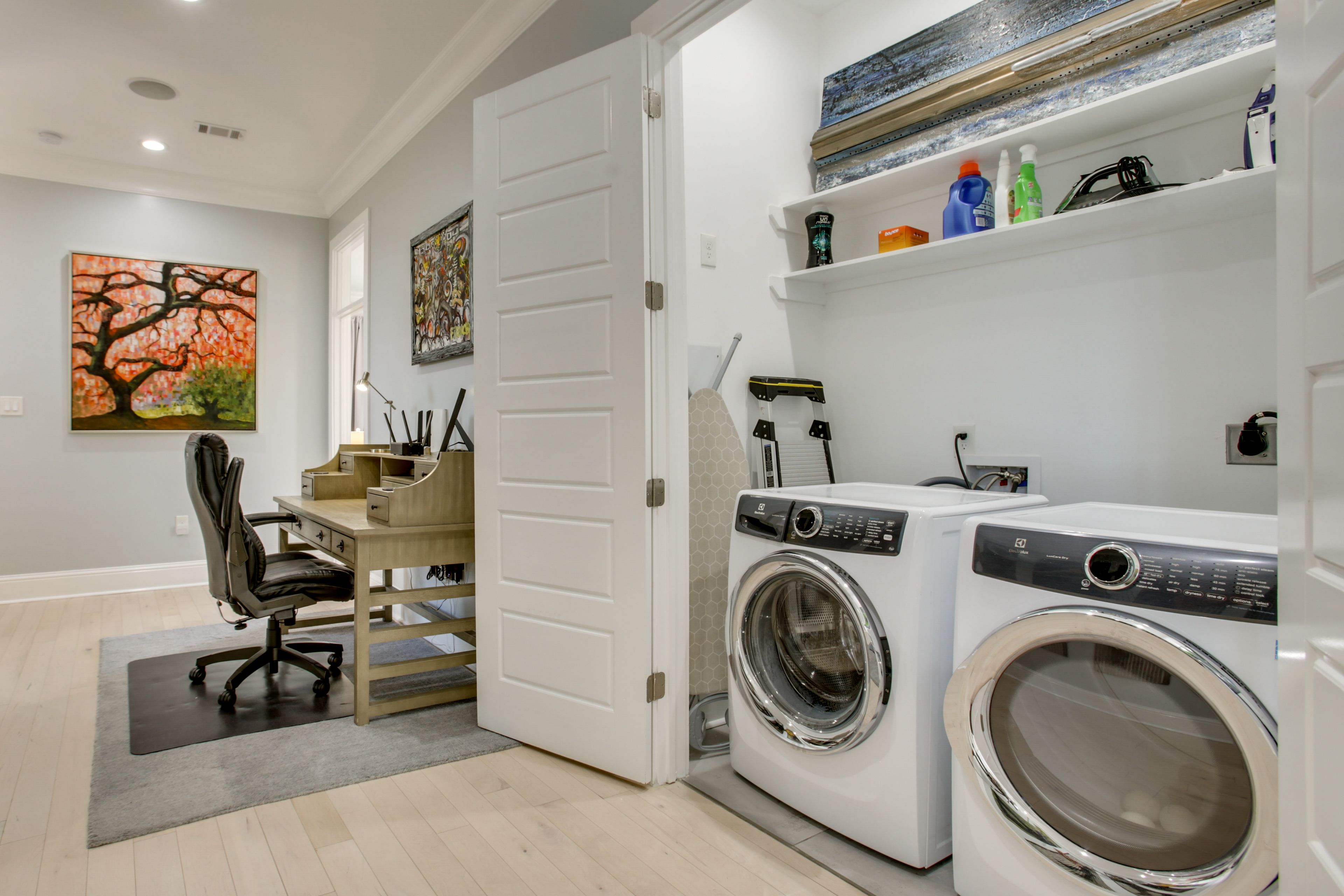 Workspace & Laundry Closet | 2nd Floor