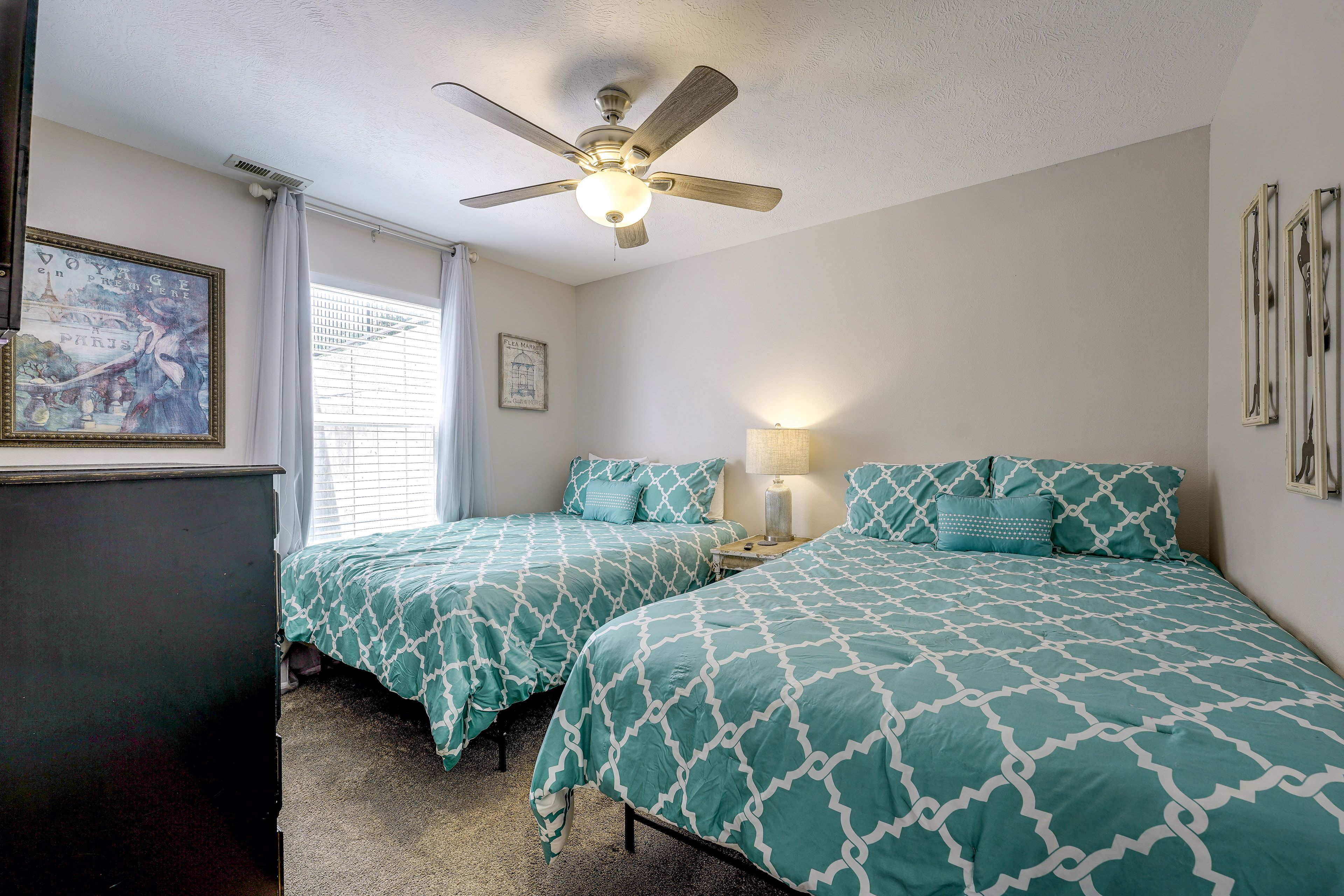 Bedroom 5 | 2 Queen Beds | Unit 2