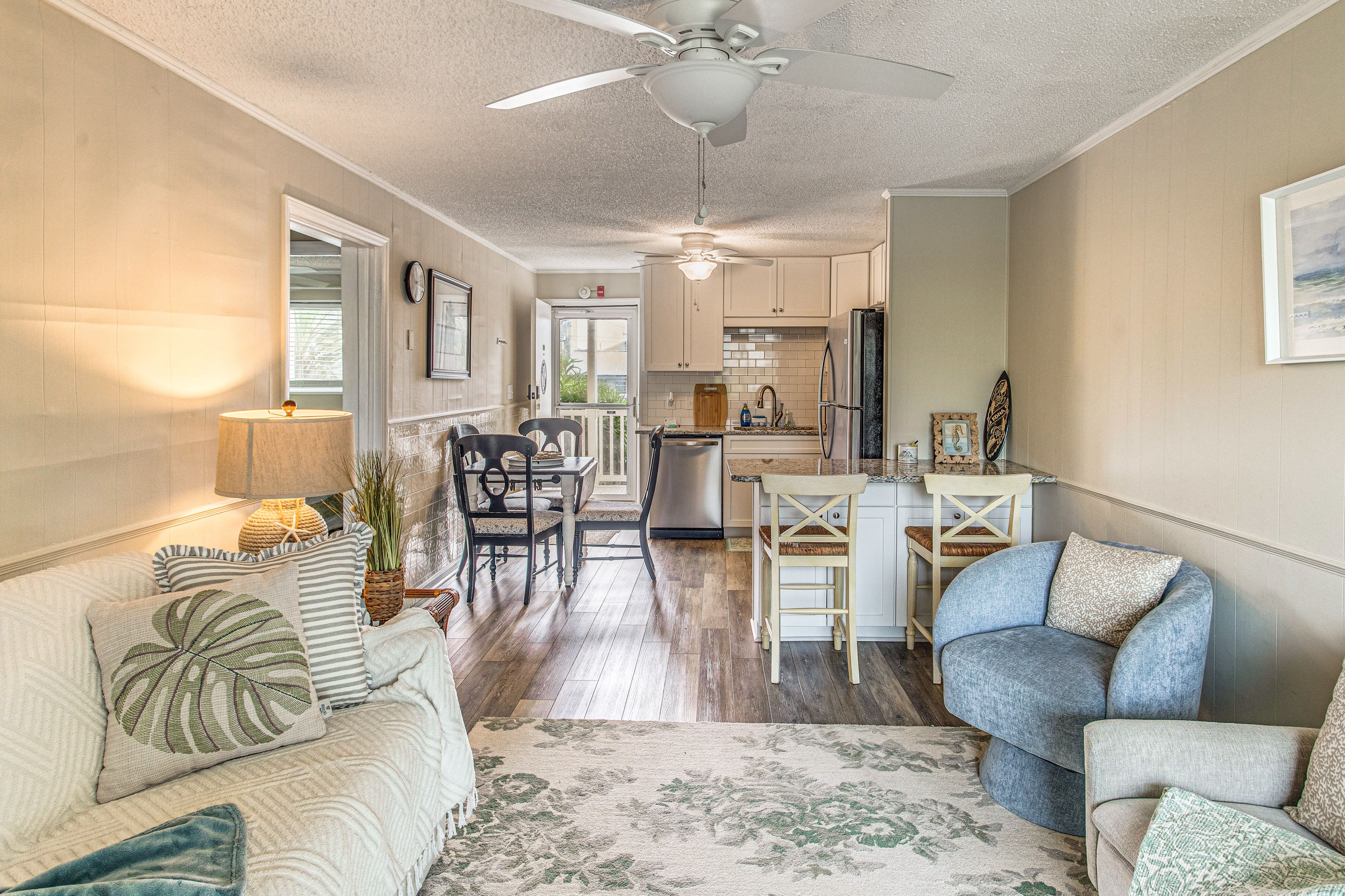 North Myrtle Beach Vacation Rental | 2BR | 2BA | 850 Sq Ft | Stairs to Enter