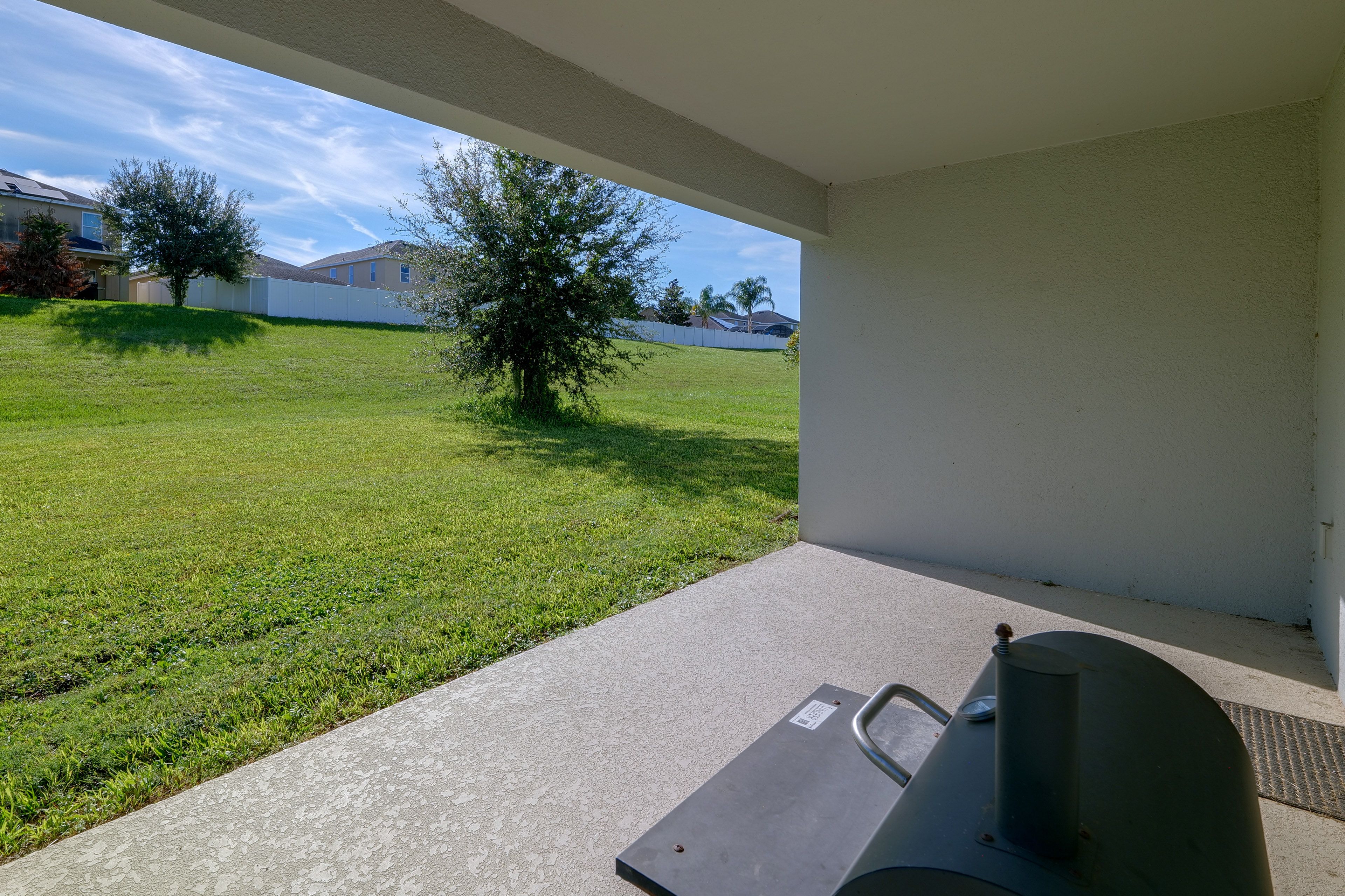 Private Backyard Area